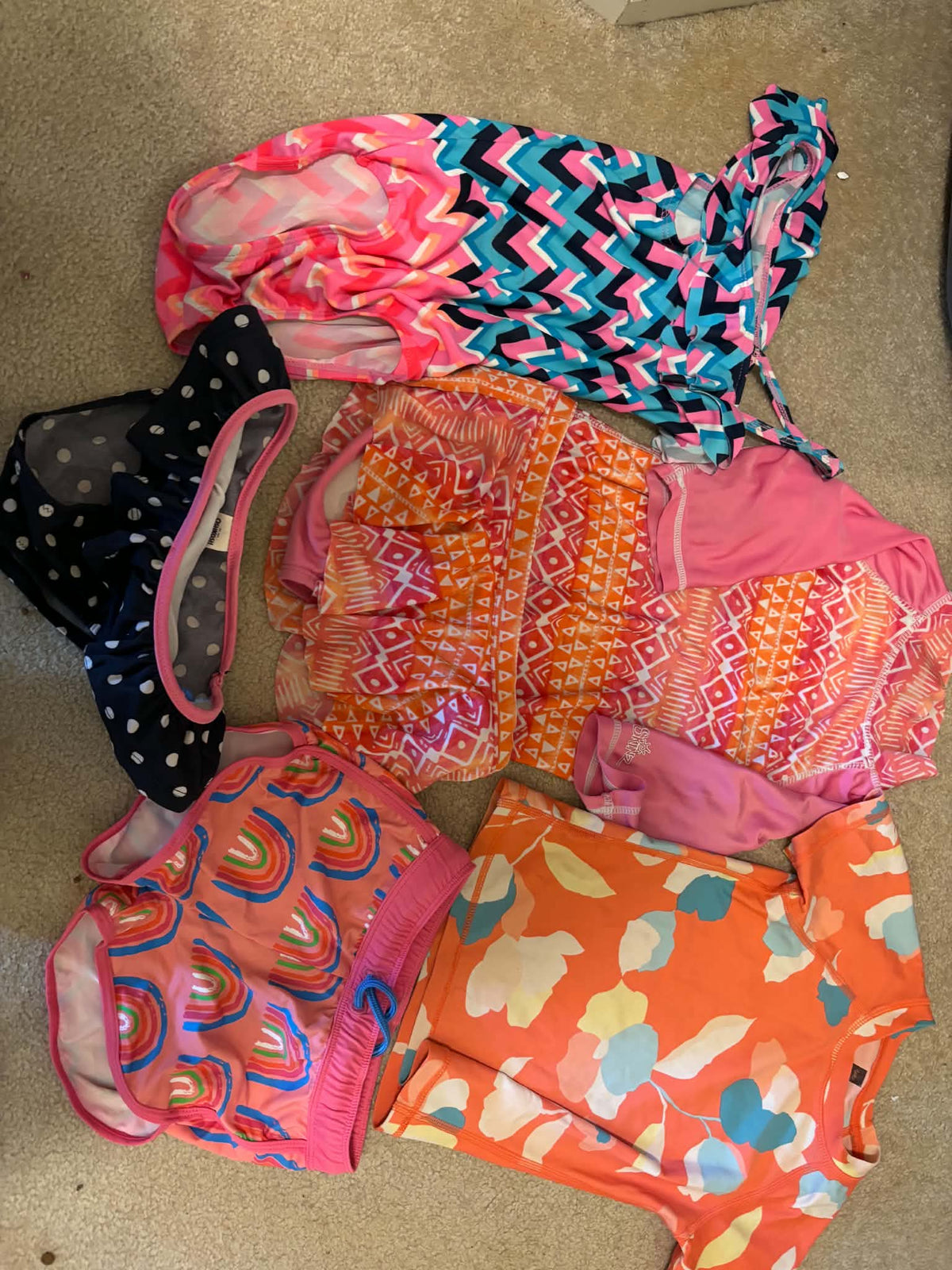 Girls Swimwear bundle, Kids 6/6X