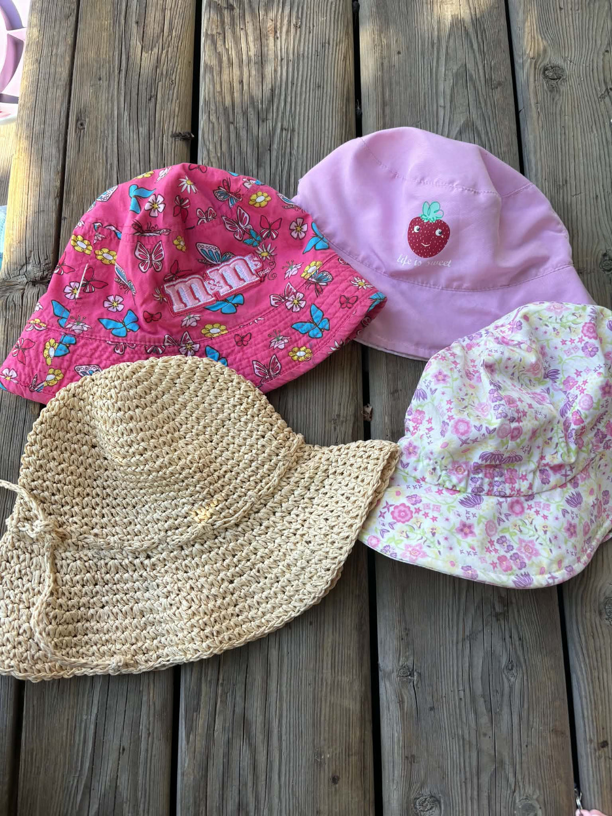 Summer girl hats, Kids 4/4T