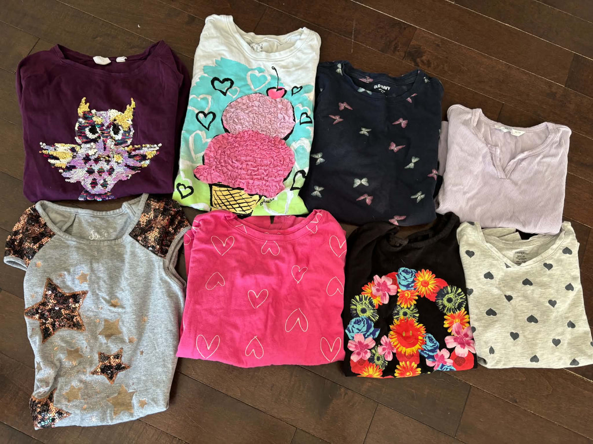 Girls shirt bundle , Kids 10