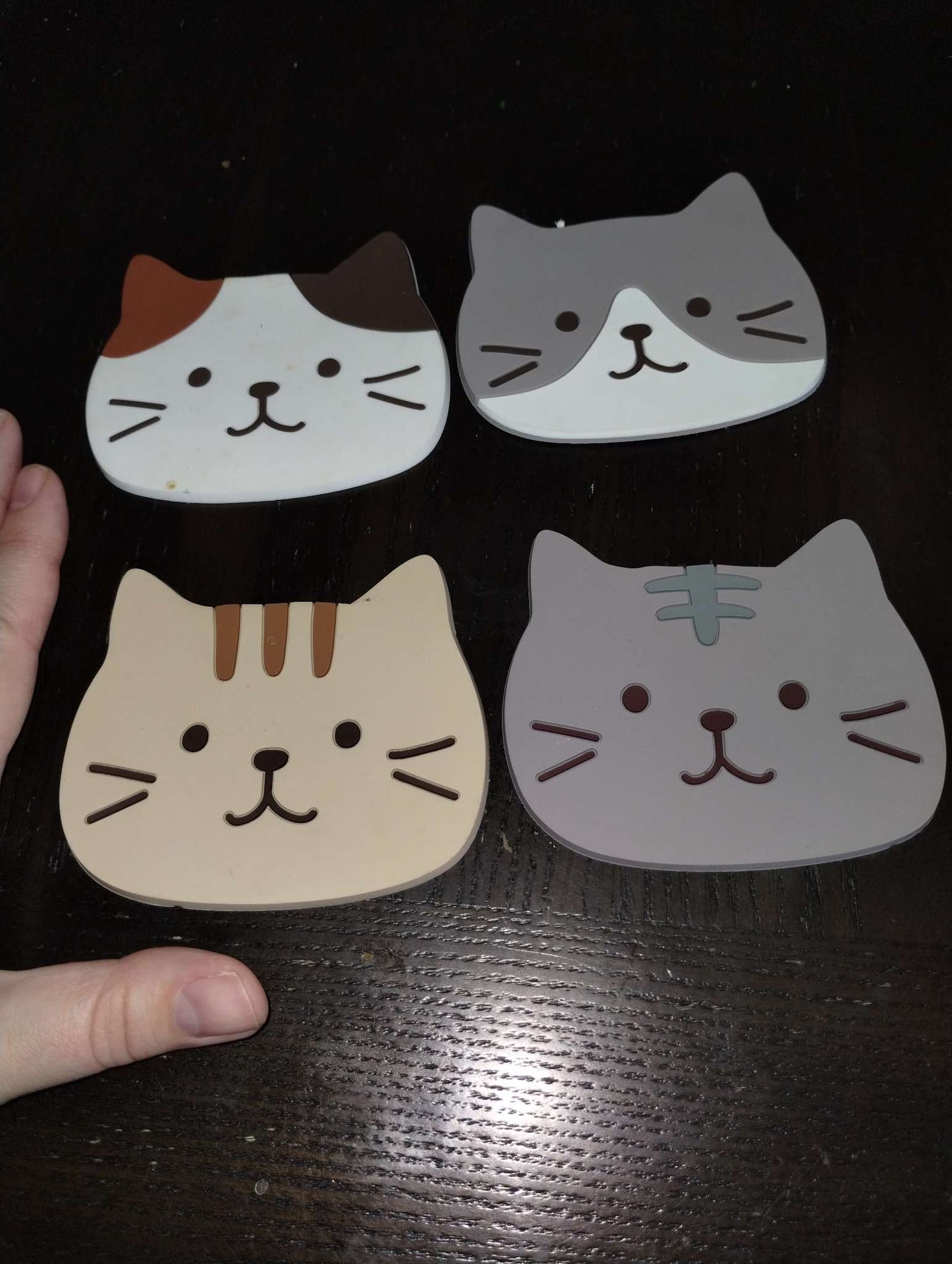 Cat coasters