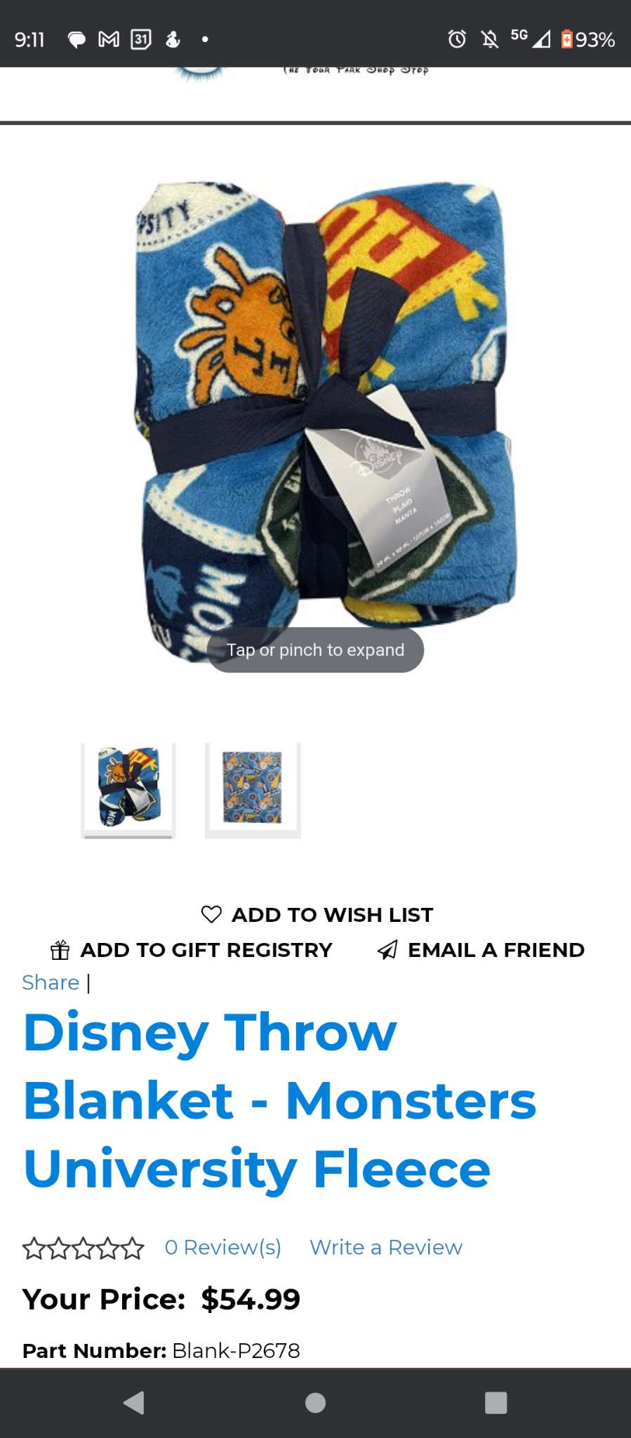Monsters university blanket throw