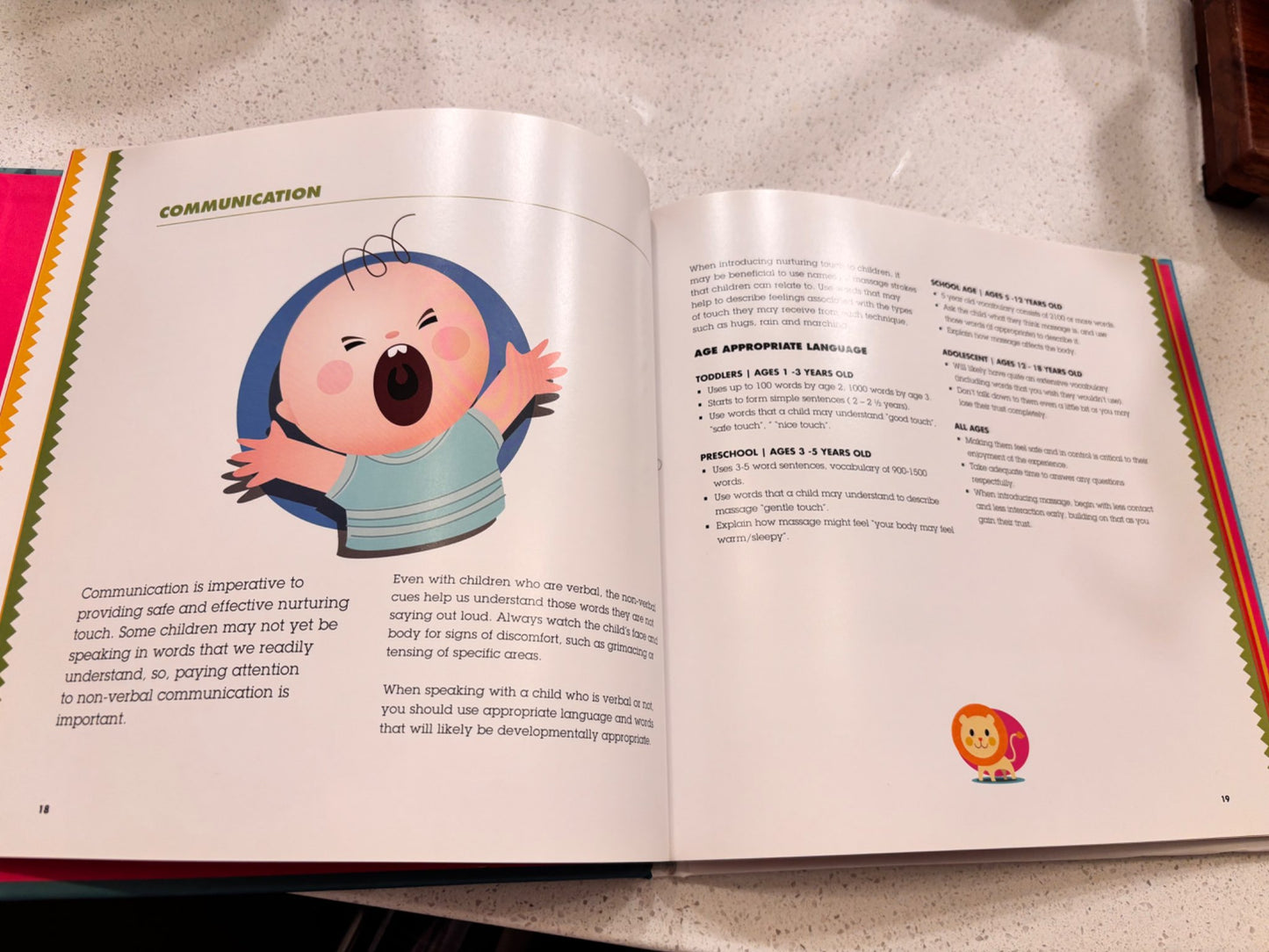 Massage for kids book
