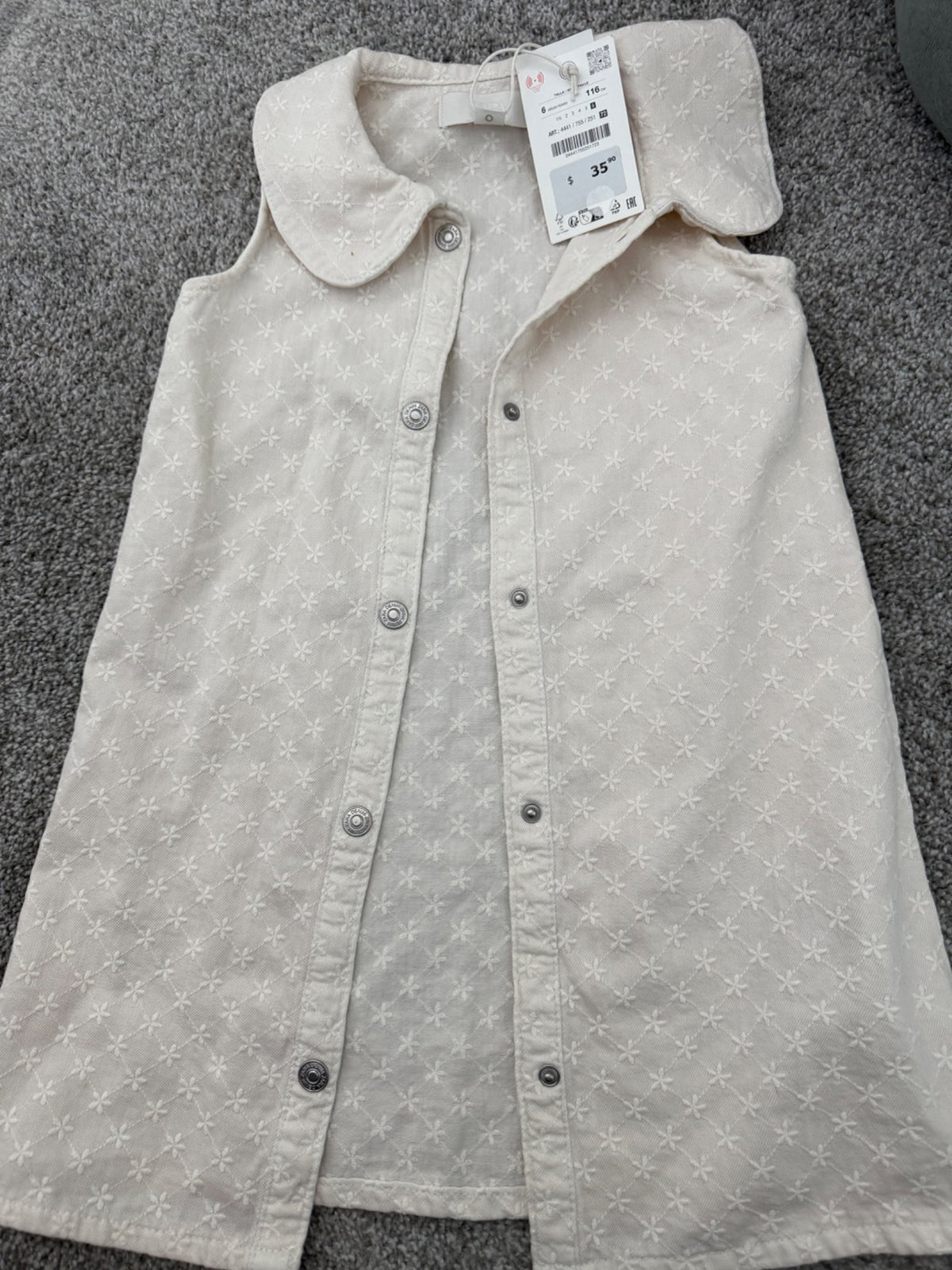 BNWT Zara Dress size 6, Kids 6/6X