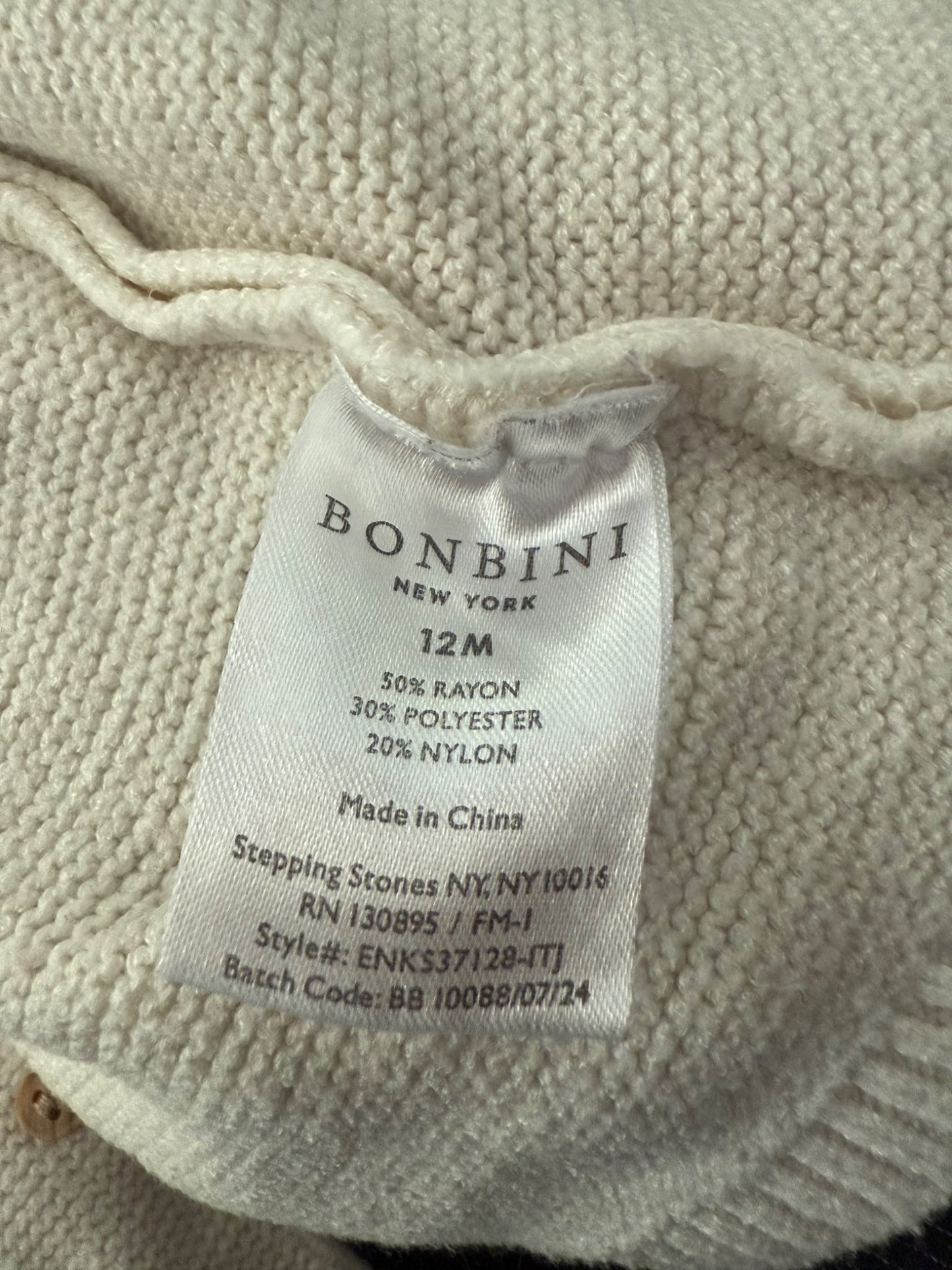 Bonbini New York Cardigan 12M, Kids 12 Month (9-12M)