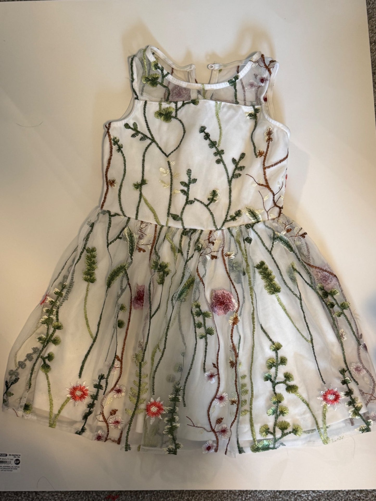 Calvin Klein Floral Dress size 5, Kids 5/5T