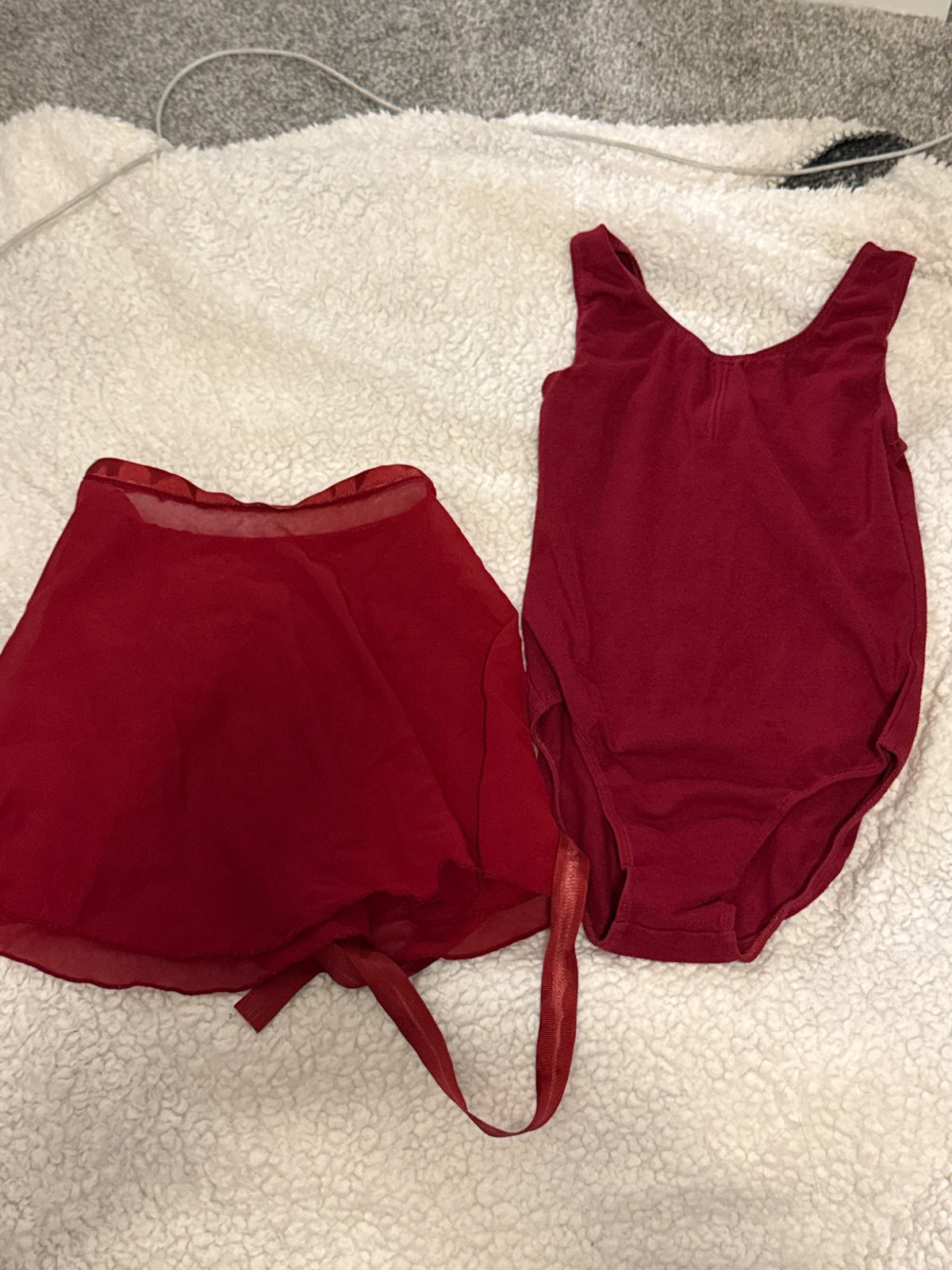Burgundy ballet bundle size 5, Kids 5/5T