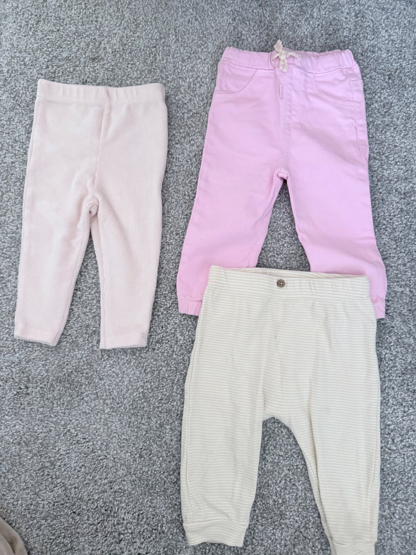 Assorted girls pants 3-6 months , Kids 9 Month (6-9M)
