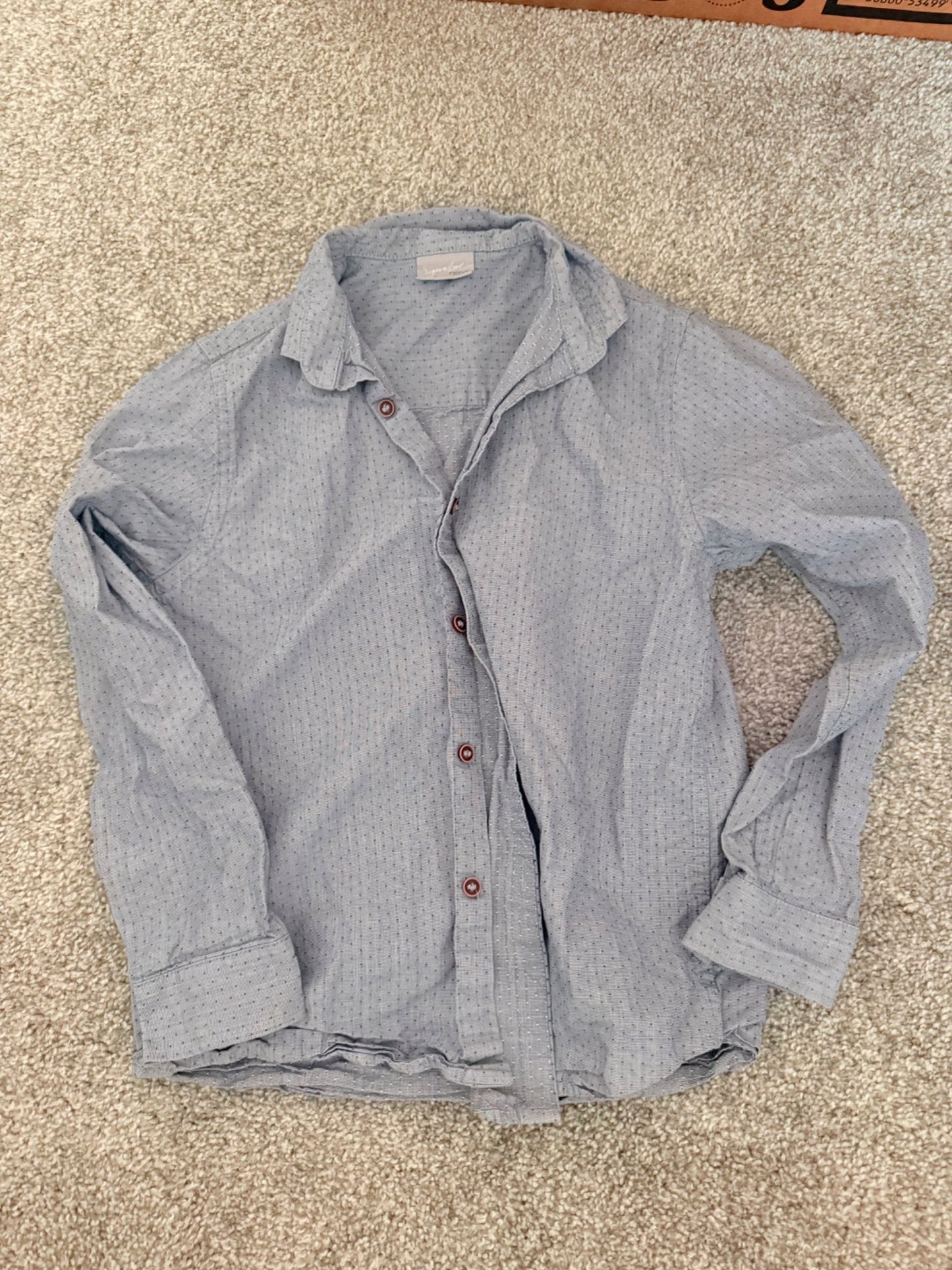 Boys size 9 dress shirt , Kids 8