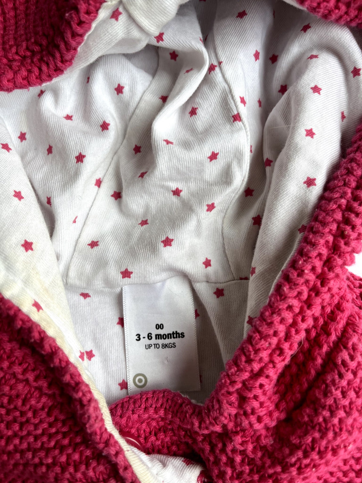Target Baby Girls’ Knit Hooded Cardigan – 3-6M, Kids 6 Month (3-6M)