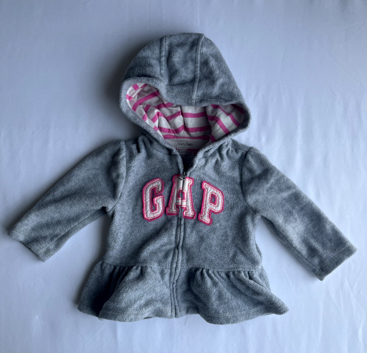 Baby Gap girls fleece hoodie 12–18 months, Kids 18 Month (12-18M)