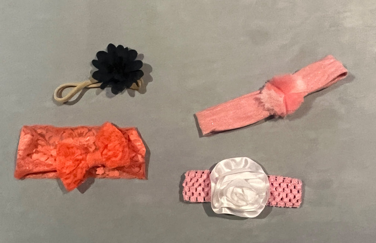 Bundle of 4 Baby Girls Headbands