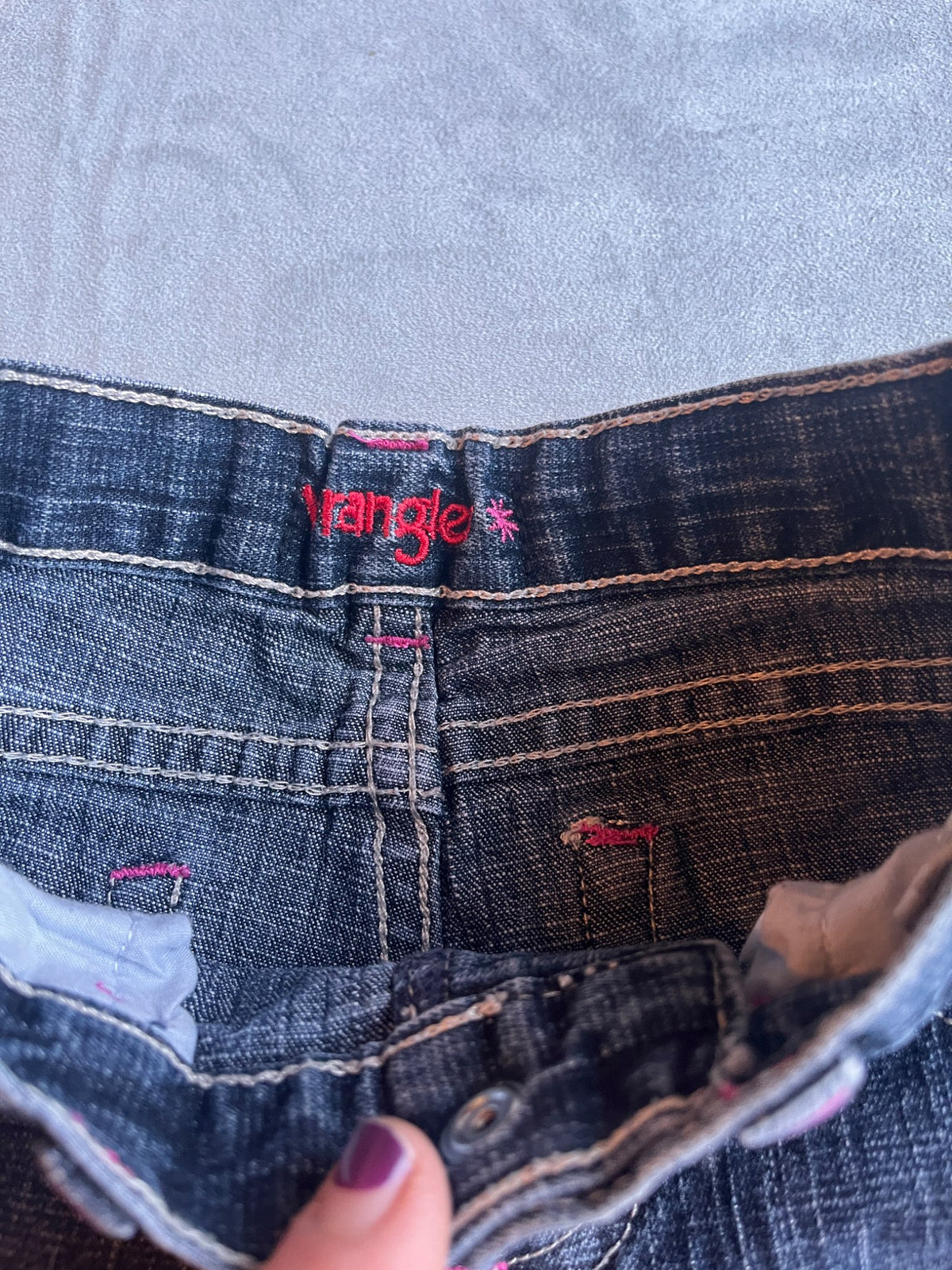 Girls wrangler jeans, size 12M, Kids 12 Month (9-12M)