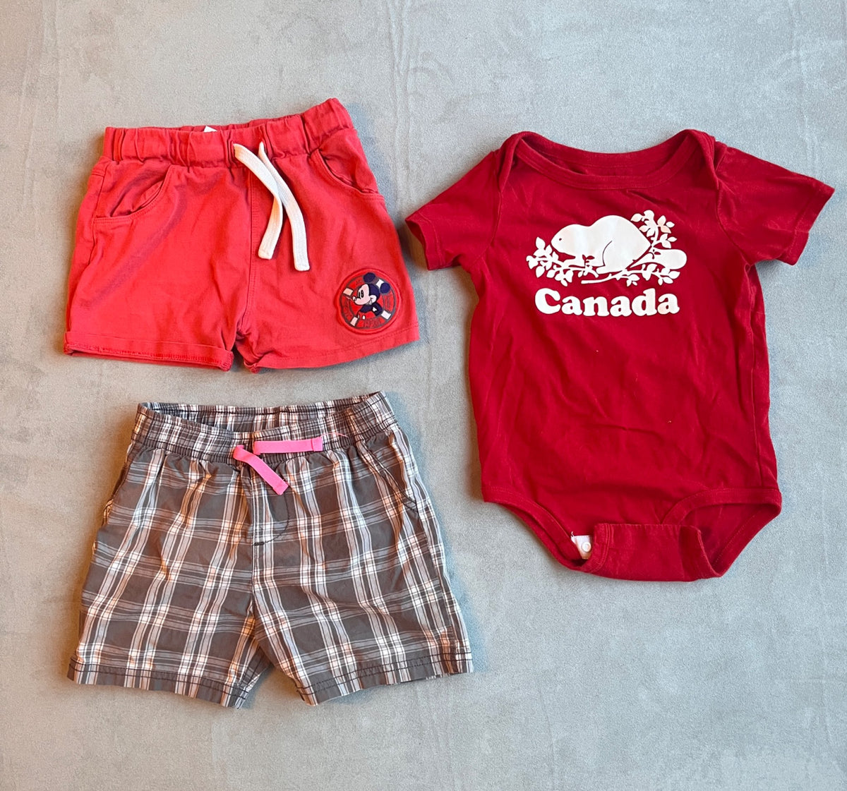 Girls' Summer Clothing Bundle – 3 Pieces – 12–18 Months, Kids 18 Month (12-18M)