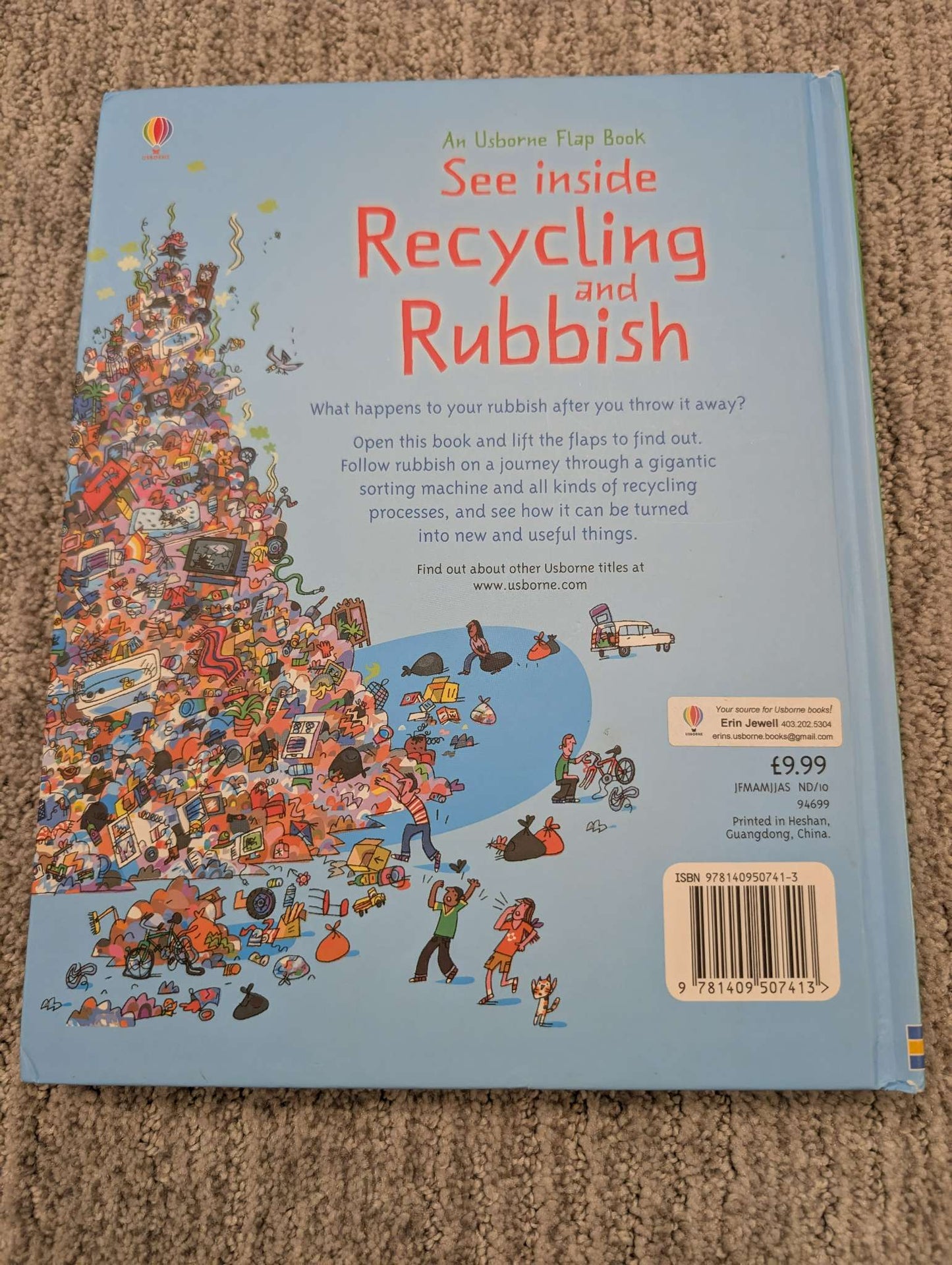 Four Usborne Large Lift-the-flap books