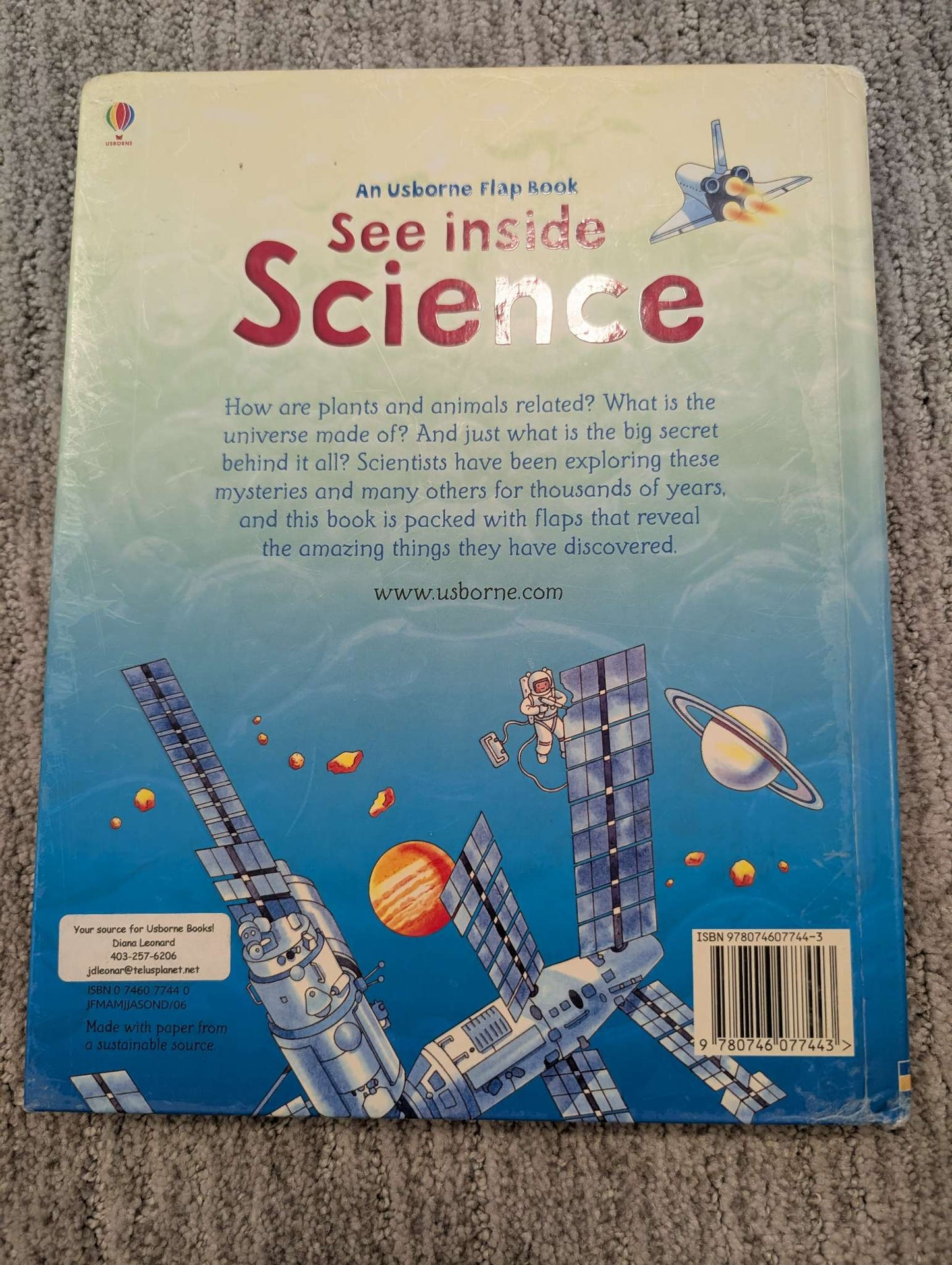 Four Usborne Large Lift-the-flap books