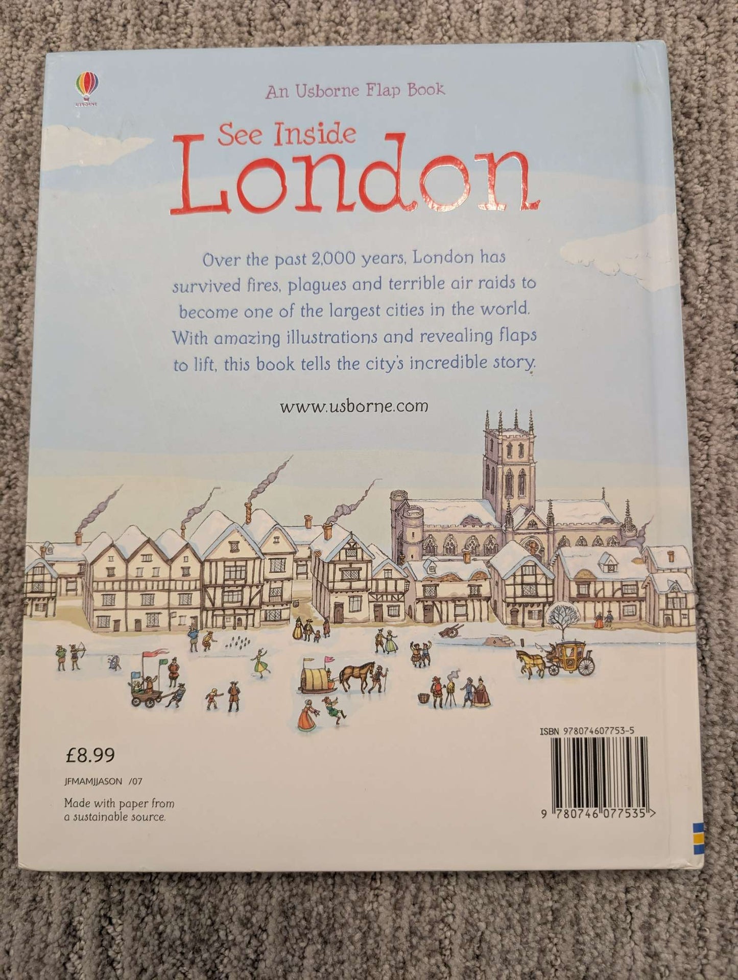 Four Usborne Large Lift-the-flap books