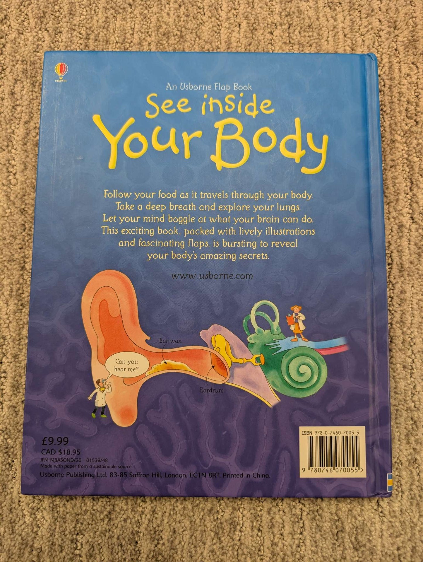 Four Usborne Large Lift-the-flap books