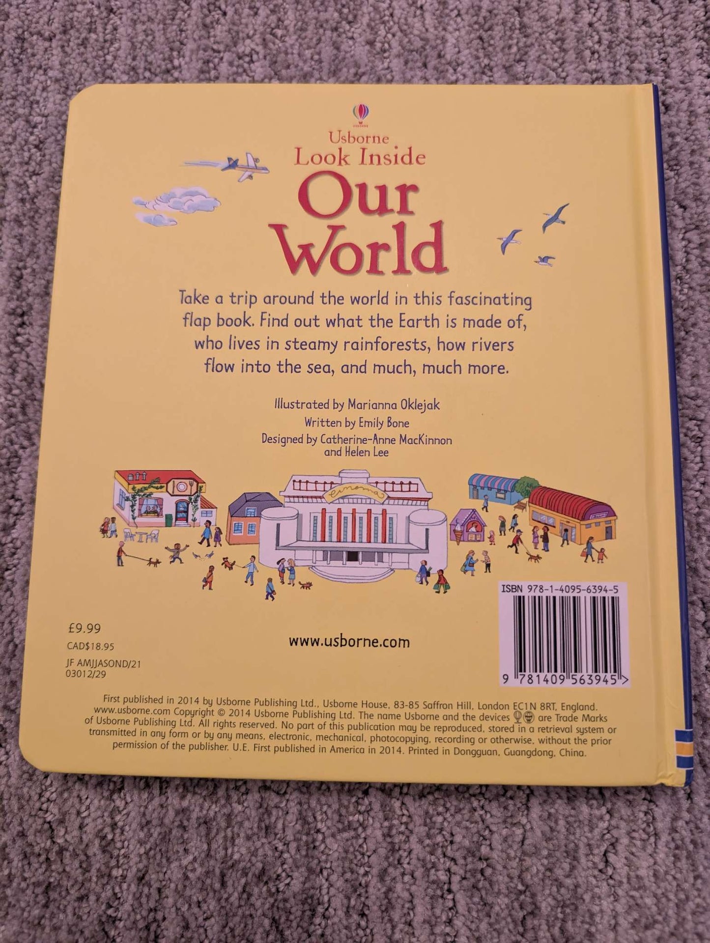 Three Usborne lift-the-flap books