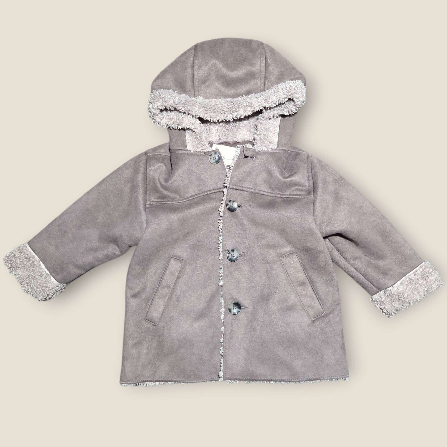 Zara 18-24m fuzzy lined jacket , Kids 24 Month (18-24M)
