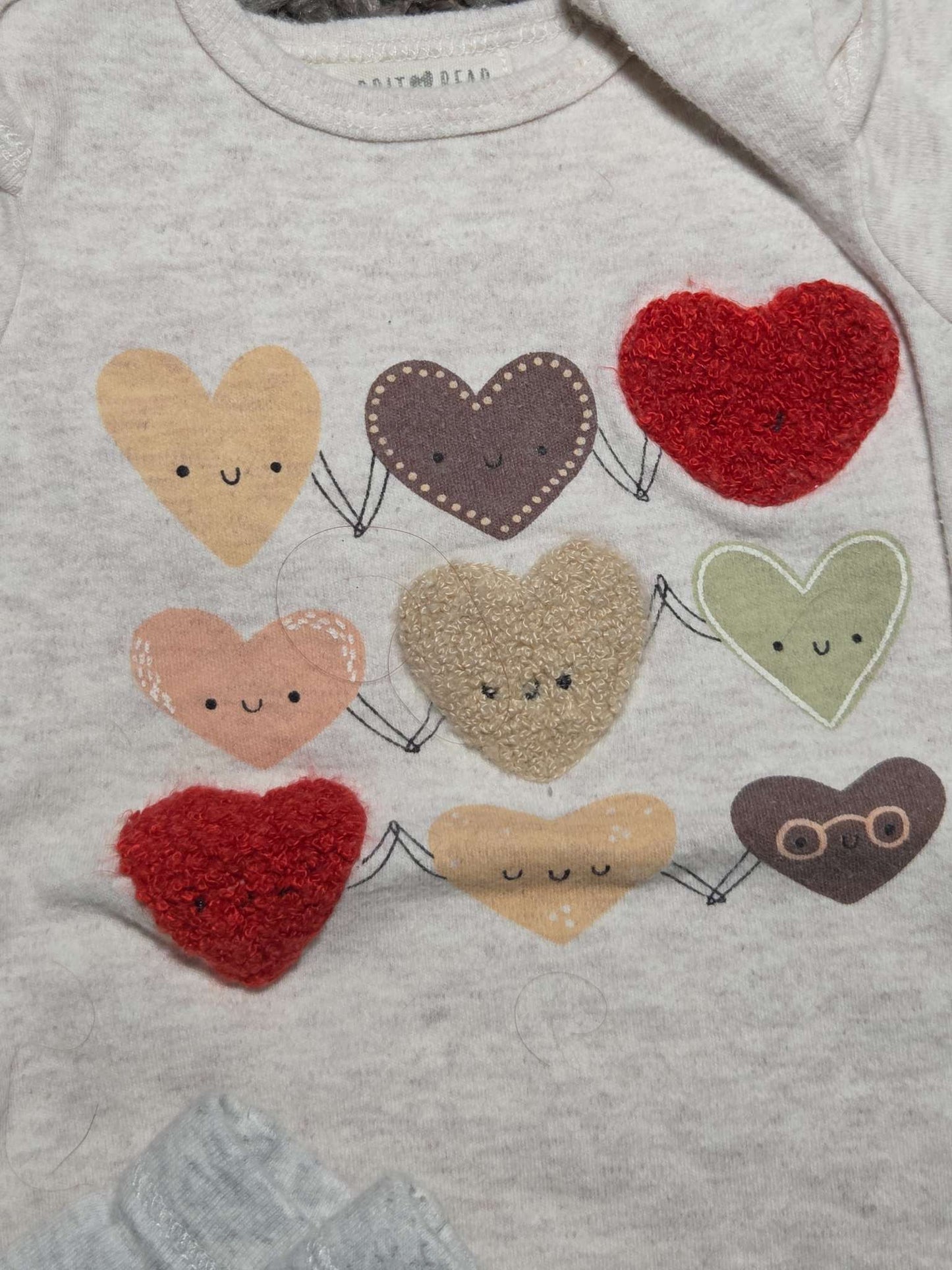 3pc set sz 3m. Petit Lem, Rabbit & Bear & Carters, Kids 3 Month (0-3M)