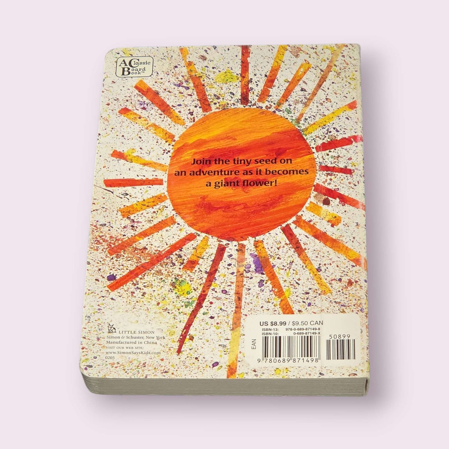 Eric Carle The Tiny Seed hard cover book. retails $9.50