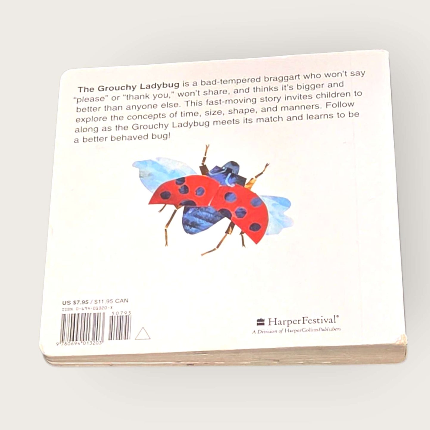 Eric Carle The Grouchy Ladybug hard cover