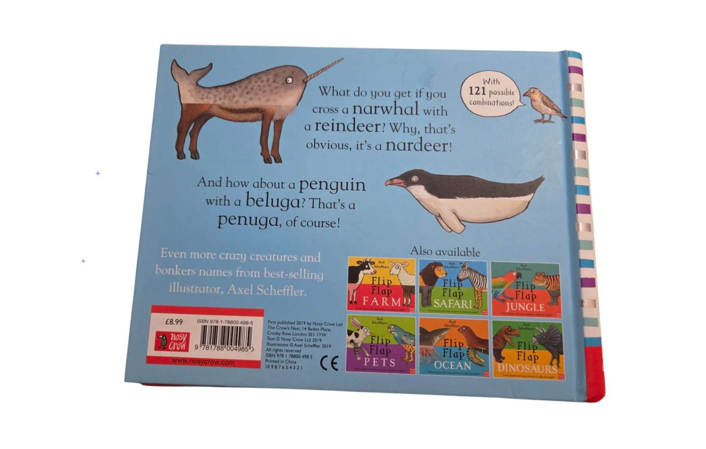 Alex Scheffler Flip Flap Frozen book hard cover