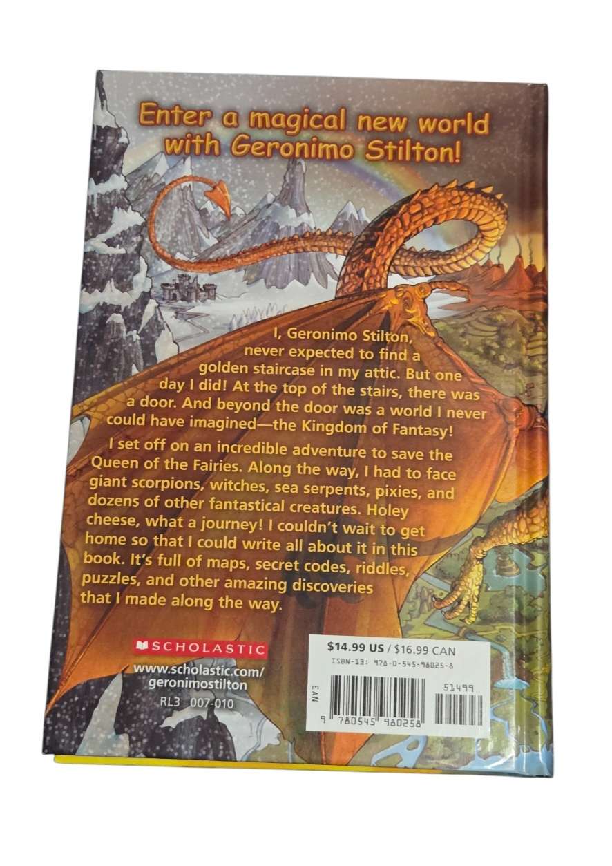 Geronimo Stilton Kingdom of Fantasy hard cover book