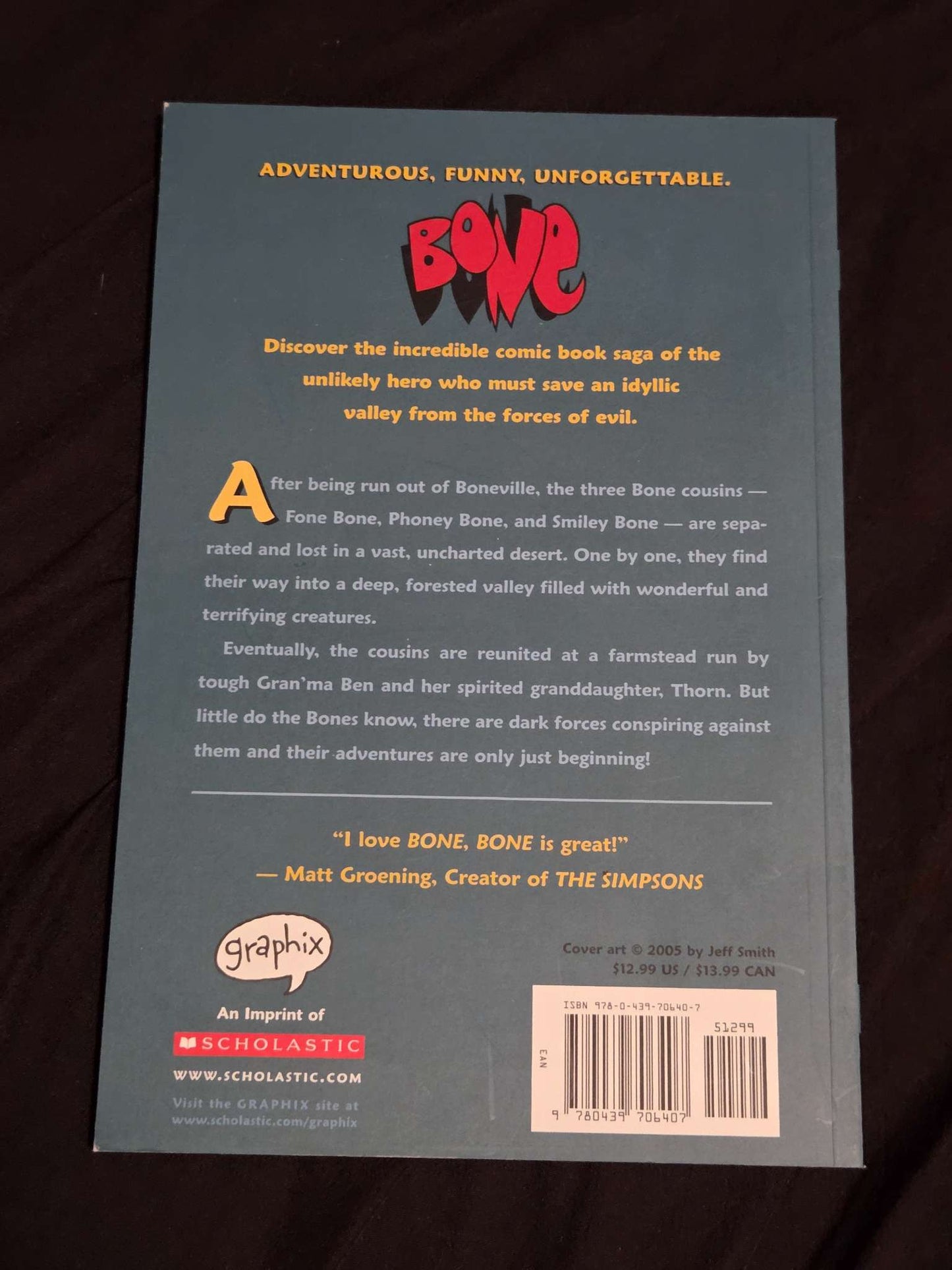 Bone - " Out From Boneville" graphic novel