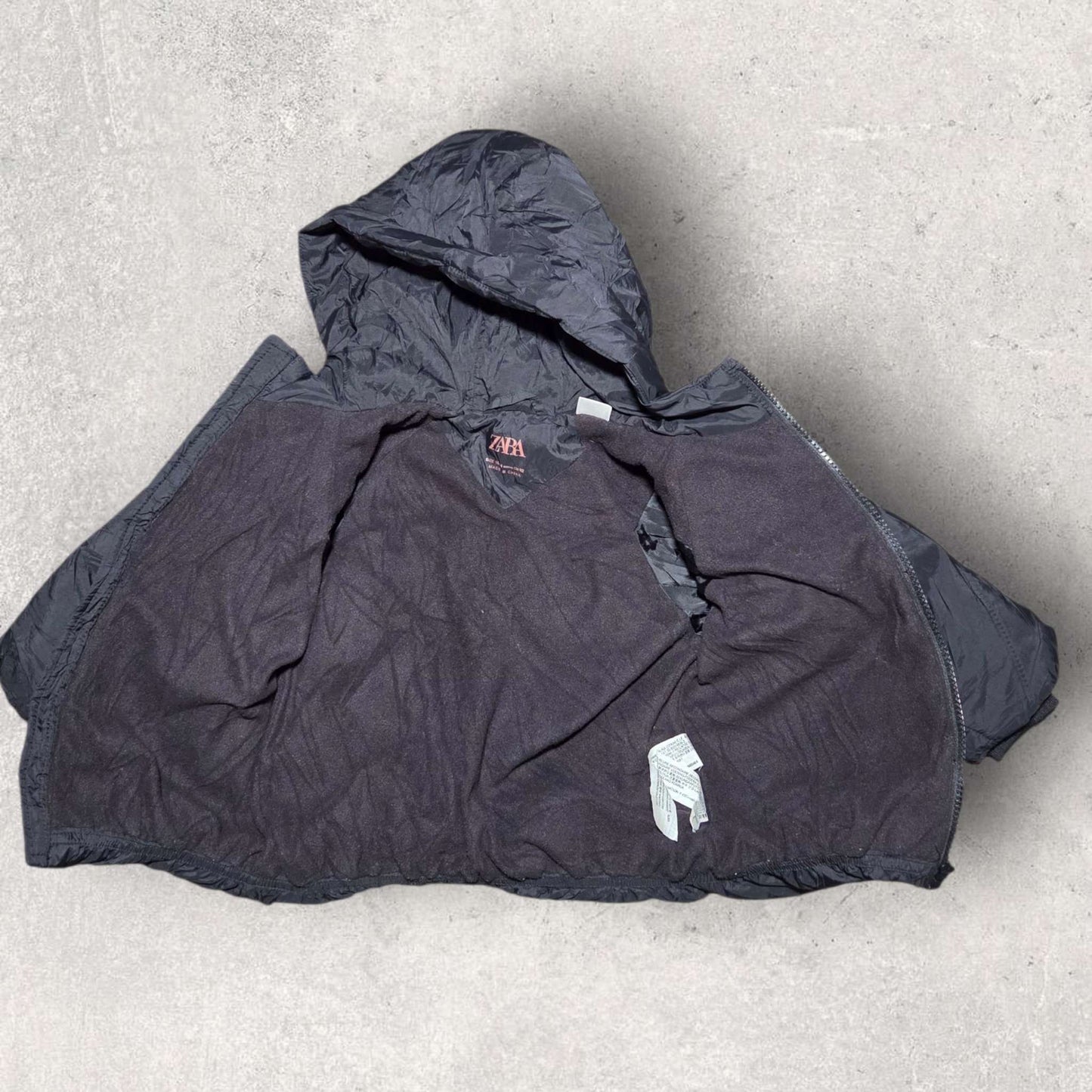 Zara 18-24m black puffy winter jacket, Kids 24 Month (18-24M)