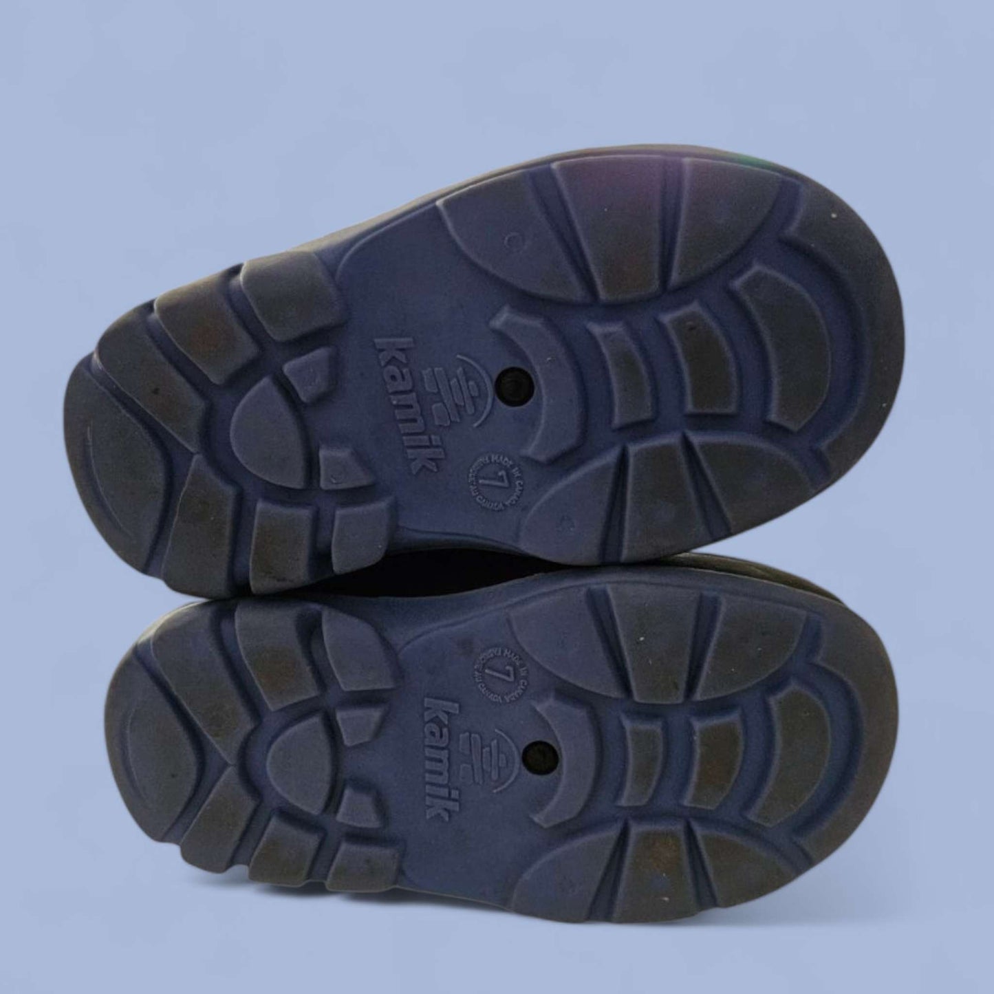 Kamik sz 7 blue patterned winter boots, Shoes 9 (Toddler:2-4yr)