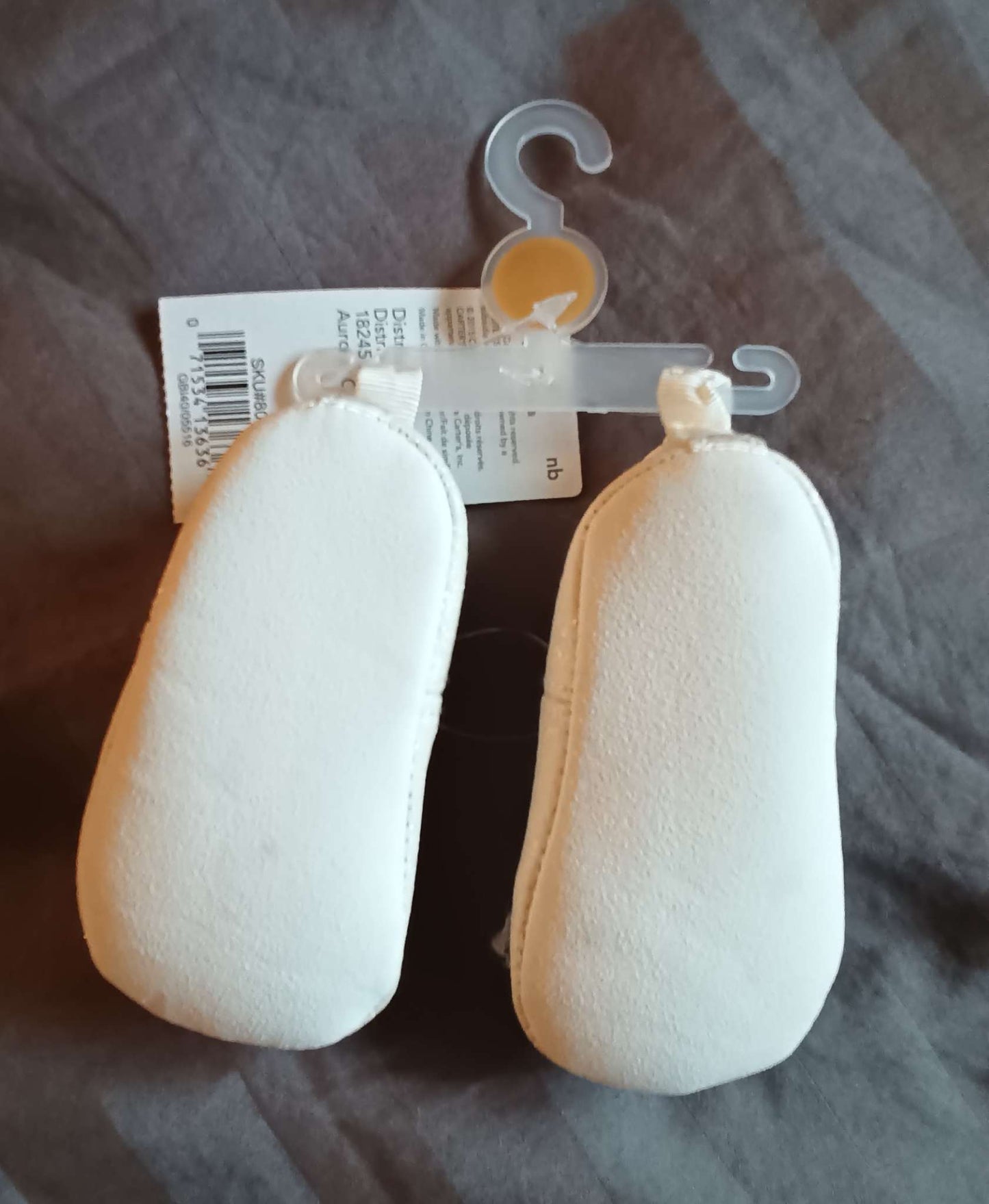 Off White Sparkly Dress Shoes, NWT, Shoes 0 (Baby: 0-12 mth)