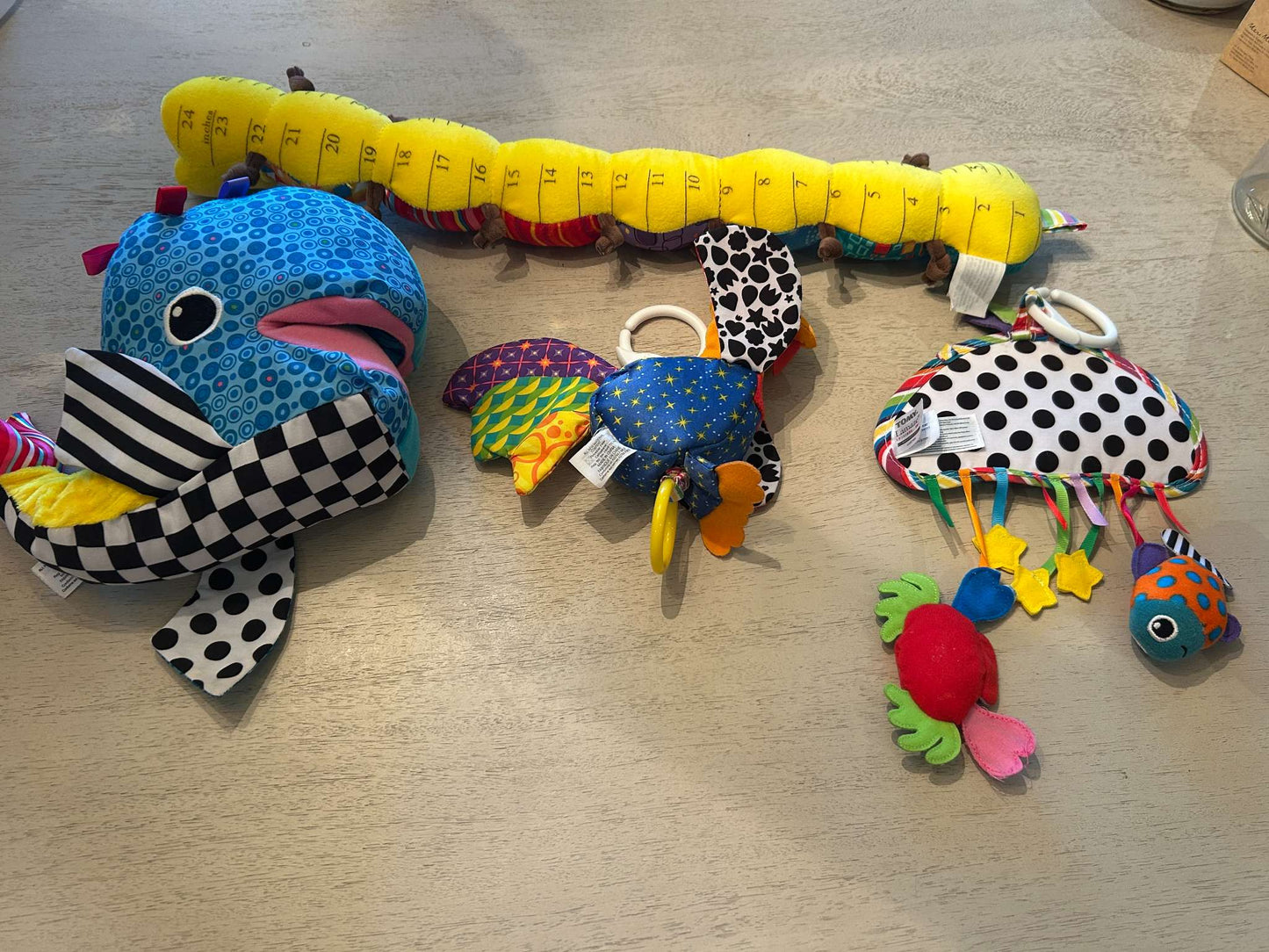 Bright and colorful Lamaze Brand Toys