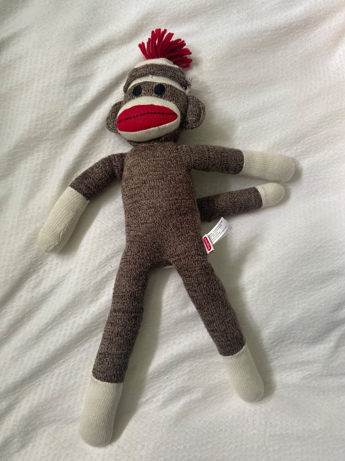Schylling Brown Sock Monkey 22 inch Plush Toy
