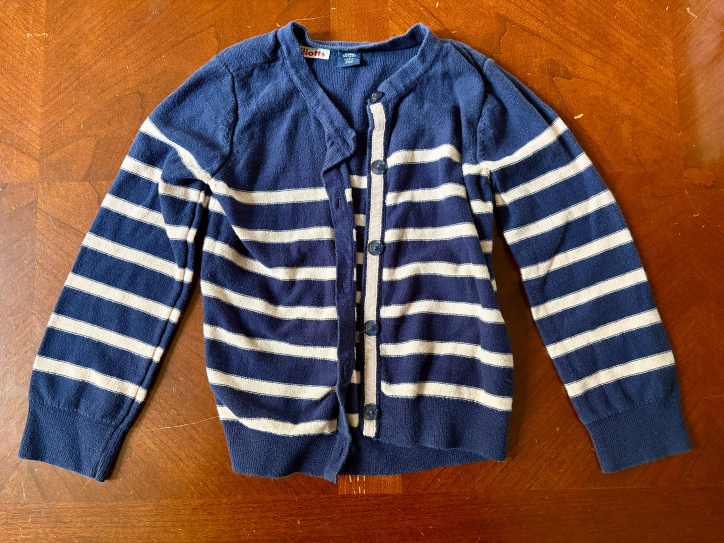 3 pcs Girls Jeans and Long Sleeve Outfit with Cardigan (Retails $48), Kids 4/4T