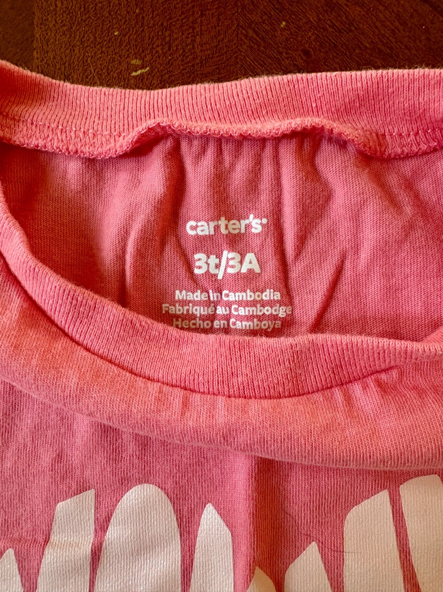 3 pcs Girls Mommy’s Mini Shorts Outfit Bundle (Retails $24), Kids 3T