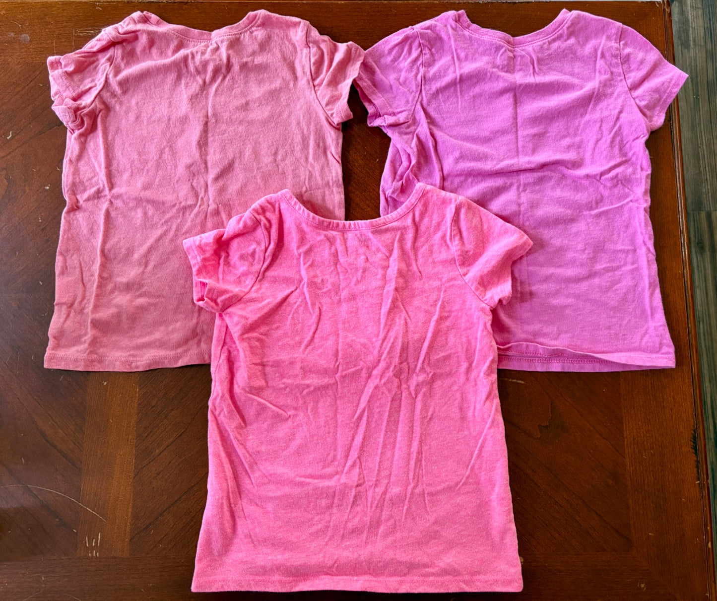 3 pcs Girls Daddy/Family Themed T-Shirt Bundle (Retails $22), Kids 4/4T