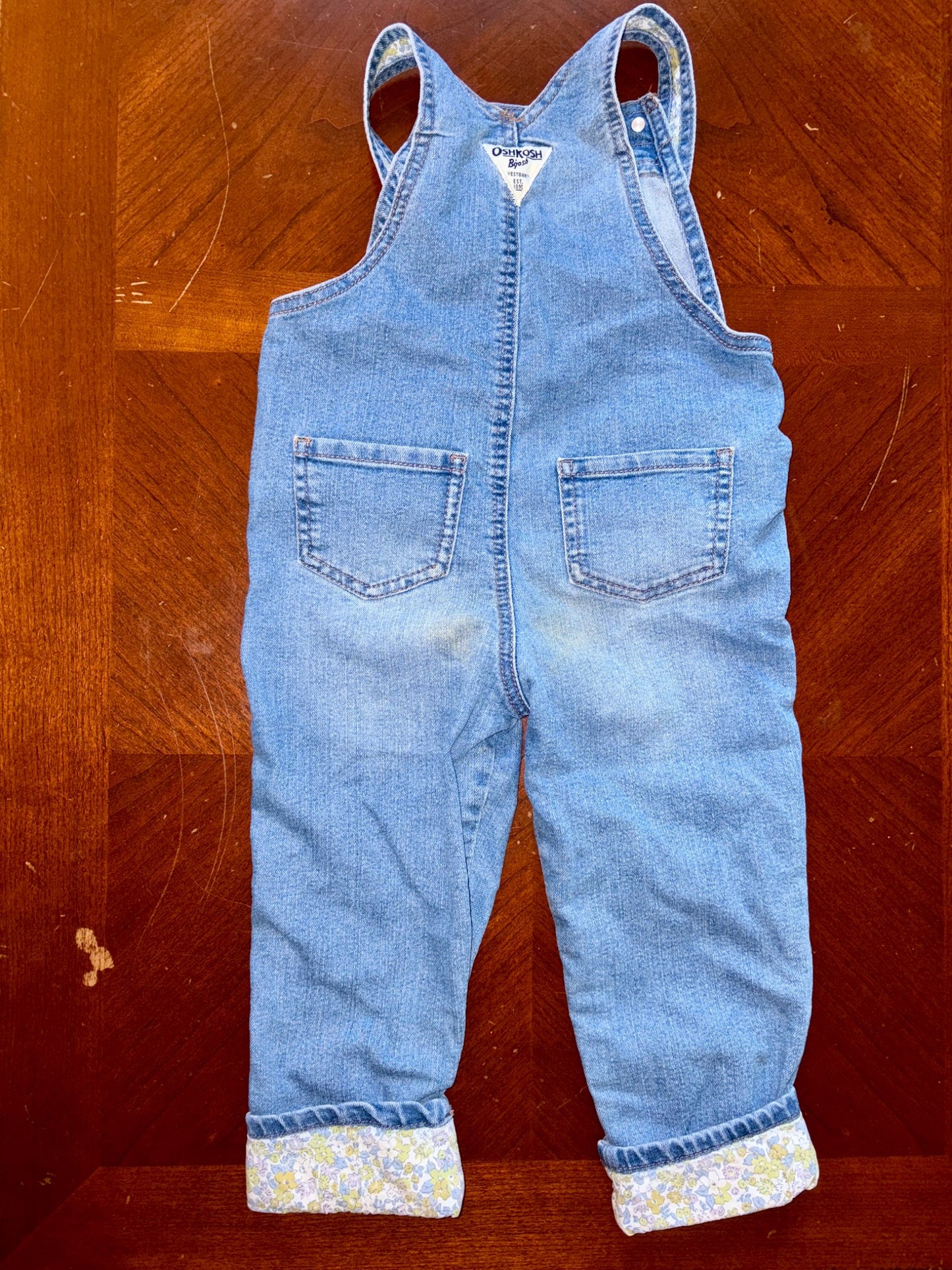 Girls Matching Overalls and Top Outfit (Retails $36), Kids 4/4T