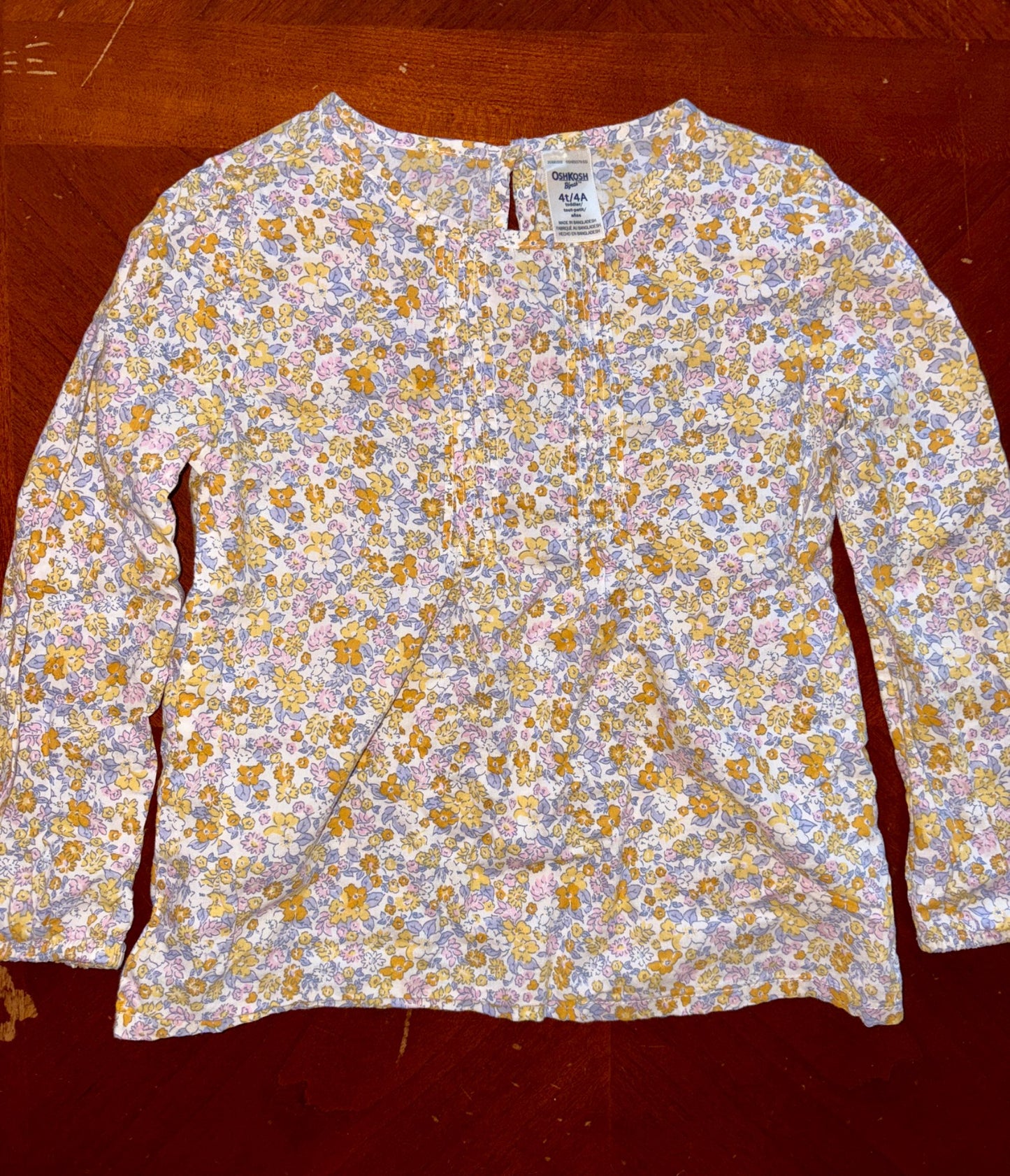Girls Matching Overalls and Top Outfit (Retails $36), Kids 4/4T