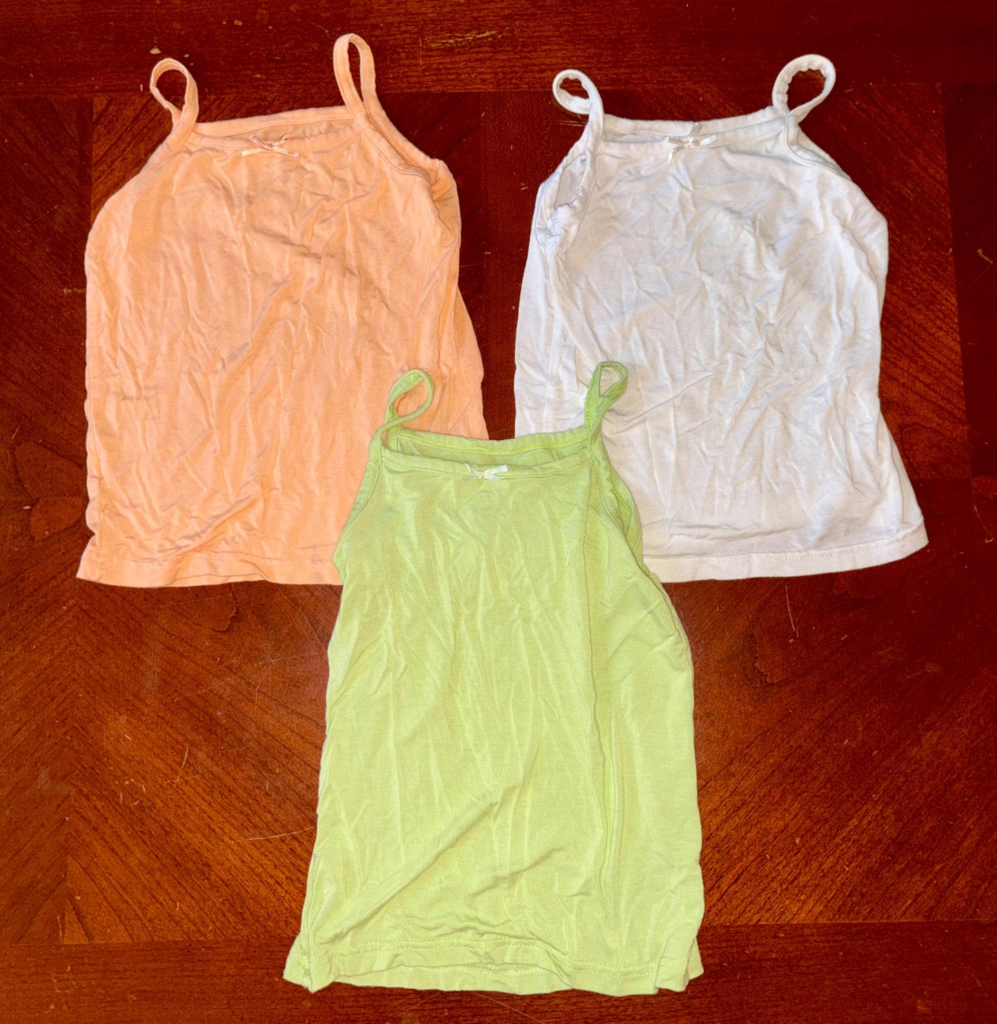 3 pcs Girls Tanks Under Shirts Bundle, Kids 3T