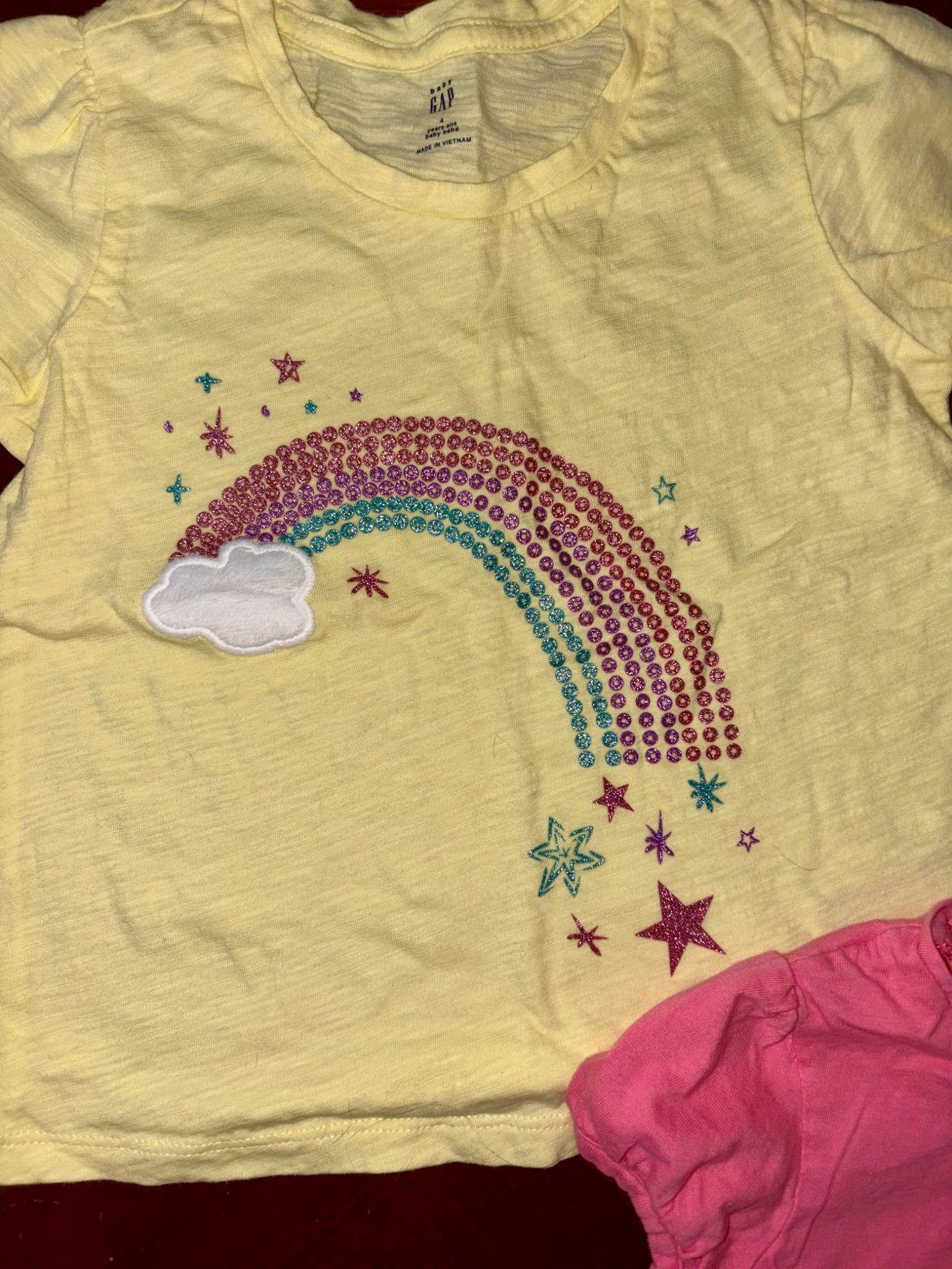 3 pcs Girls Gap T-Shirt Bundle (Retails $36), Kids 4/4T