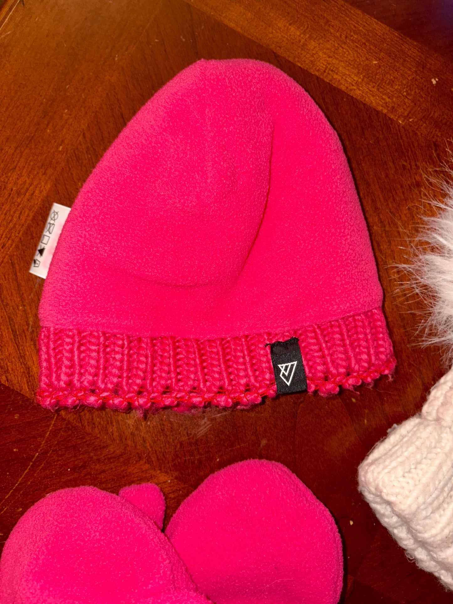 4 pcs Toddler Toques and Mittens Bundle, Kids 18 Month (12-18M)