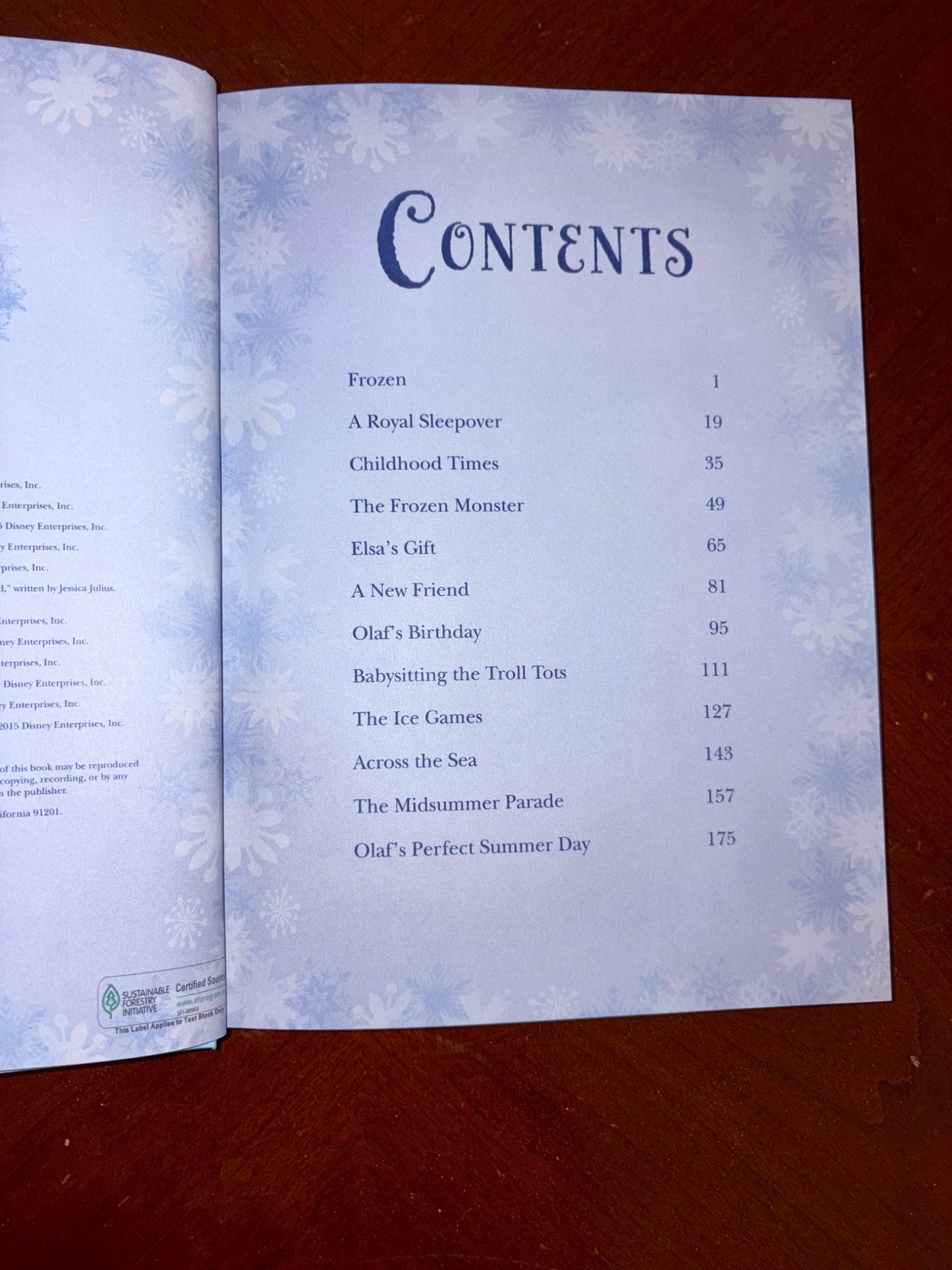 Frozen 5 Minute Stories