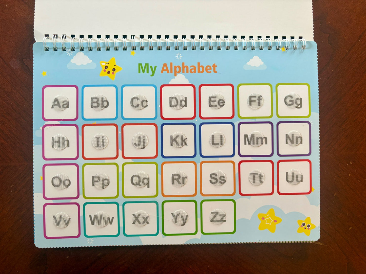 My Preschool Busy Book Dry-Erase and Velcro Learning