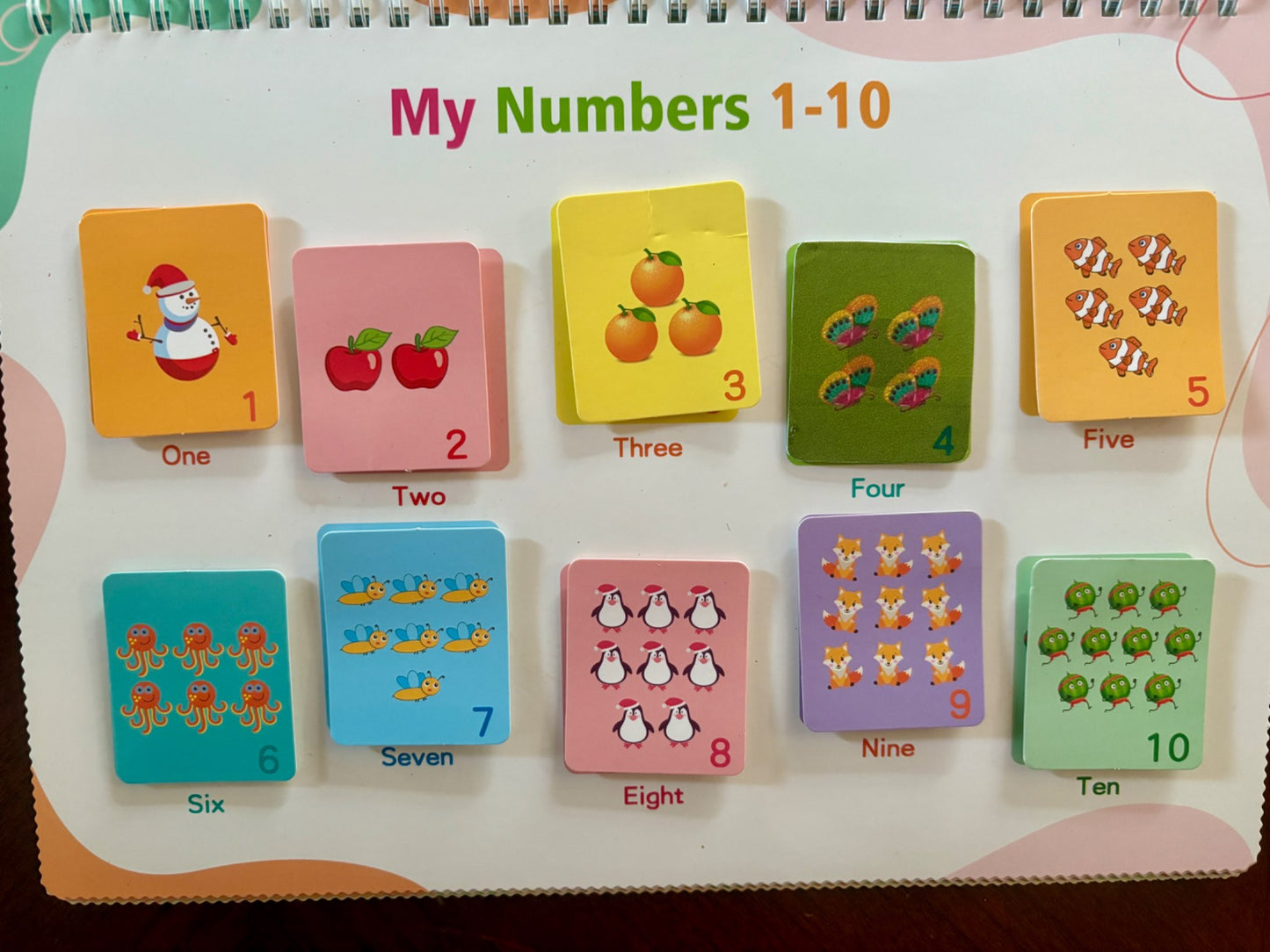 My Preschool Busy Book Dry-Erase and Velcro Learning