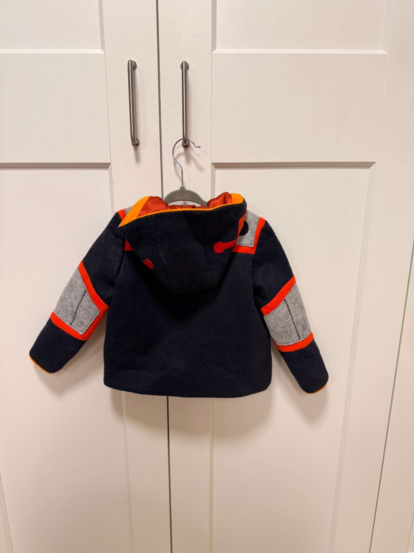 Little Goodall felted wool robot coat. Retail $350, Kids 2T