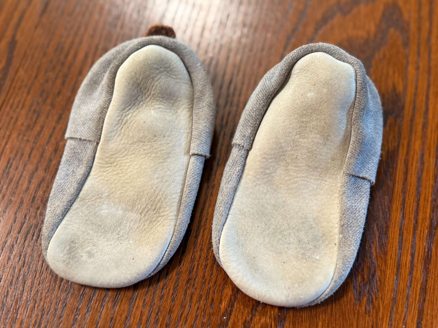 leather slipper shoes, Shoes 4.5 (Walkers:12-24 mth)
