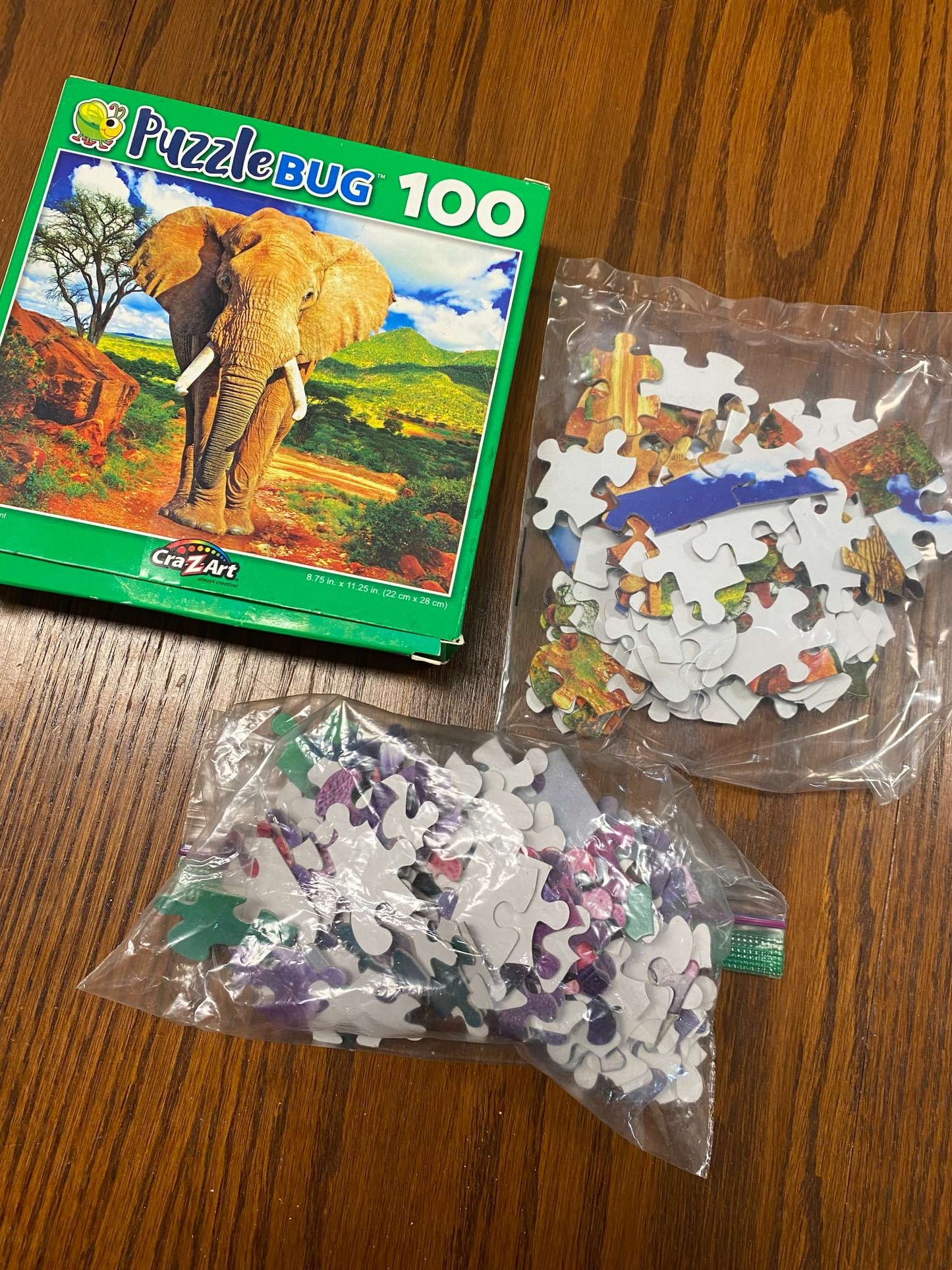 Elephant Puzzle + bonus Hippos puzzle
