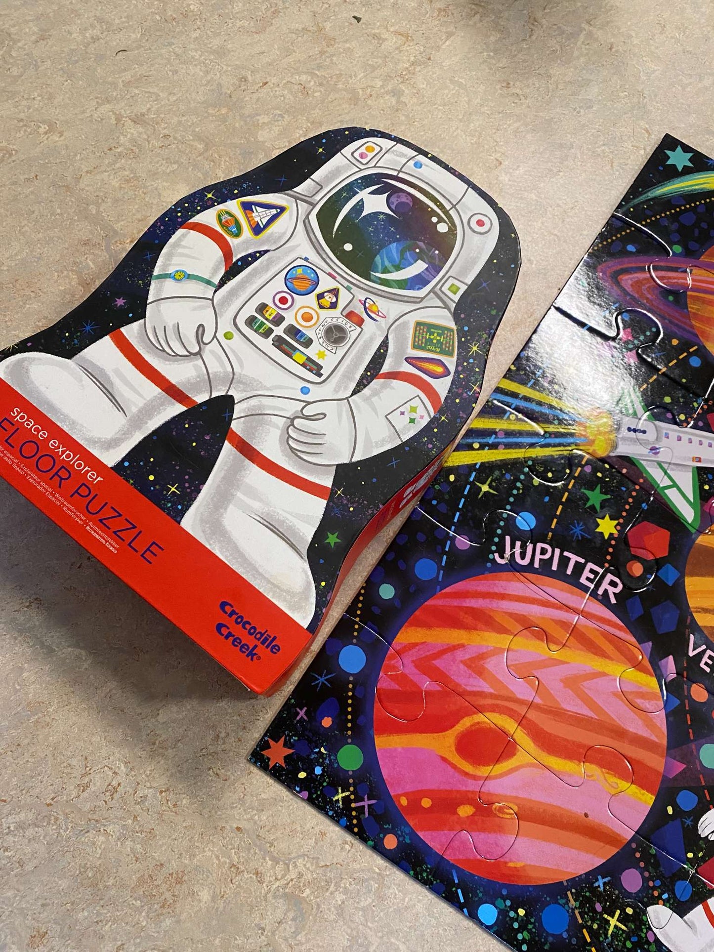 Space Explorer floor puzzle