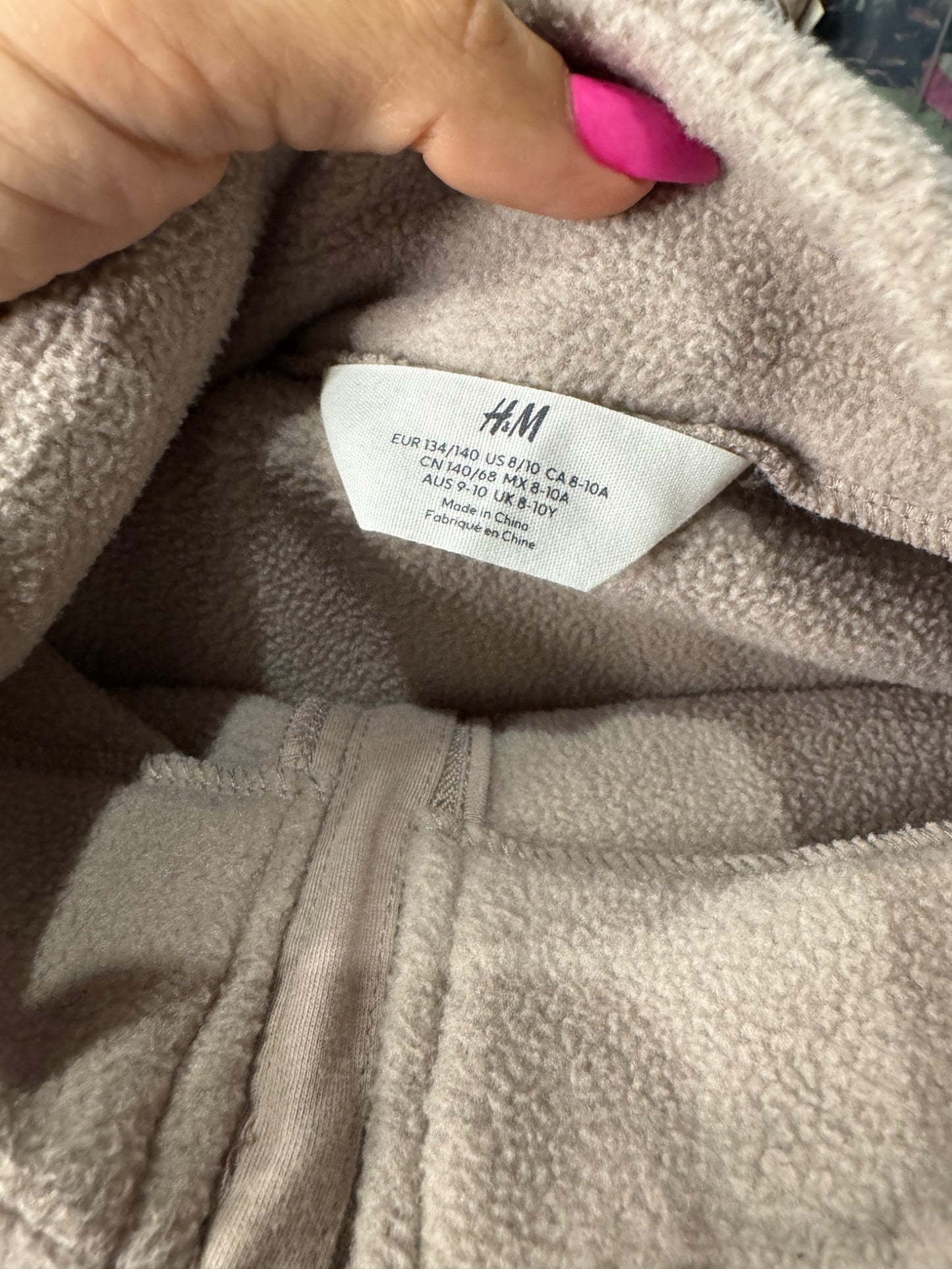 8-10 H&M fleece sweater , Kids 8